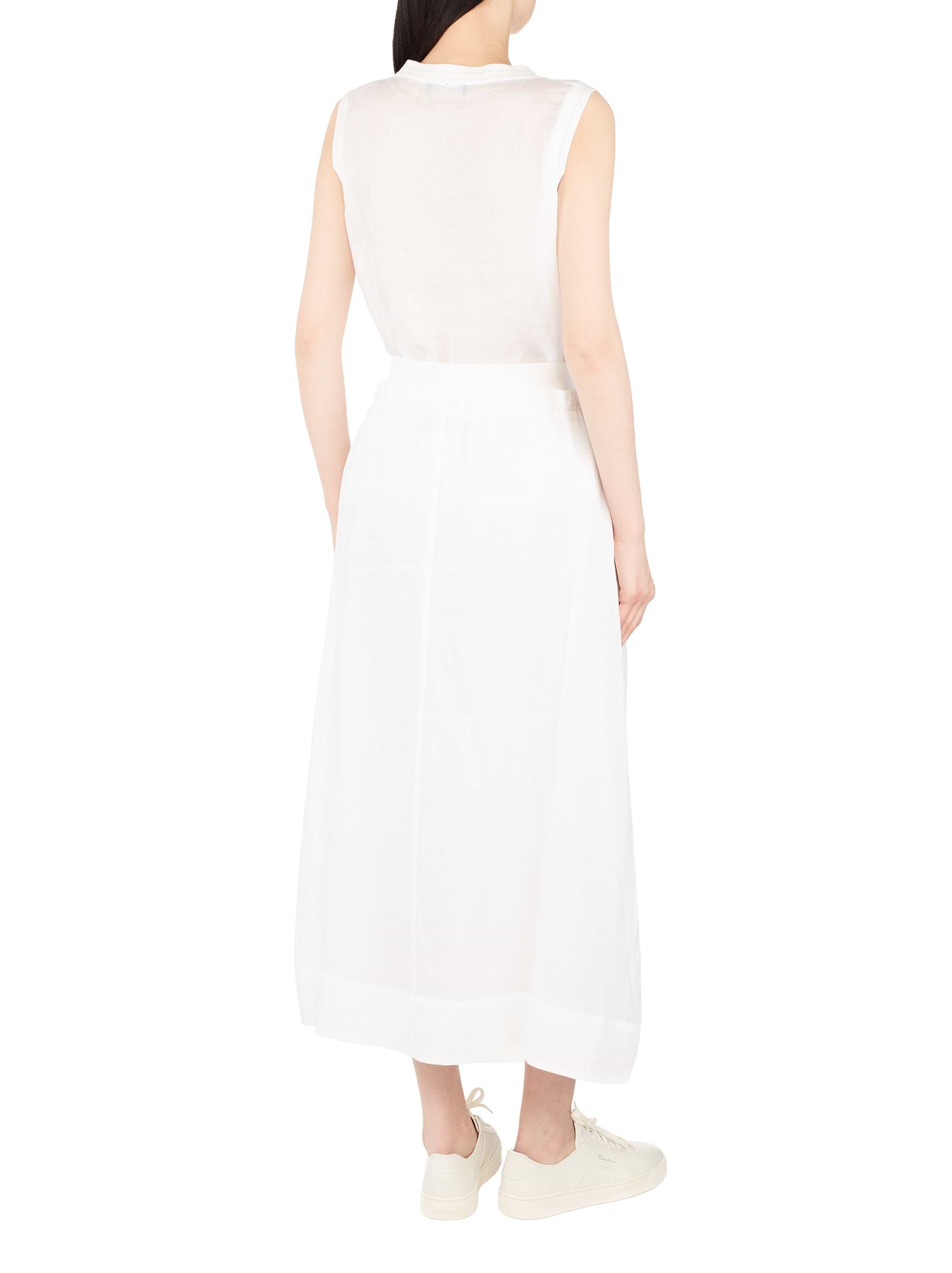 スカート Lorena Antoniazzi White Drawstring Midi Skirt Lorena Antoniazzi White Drawstring Midi Skirt | ShopSimon