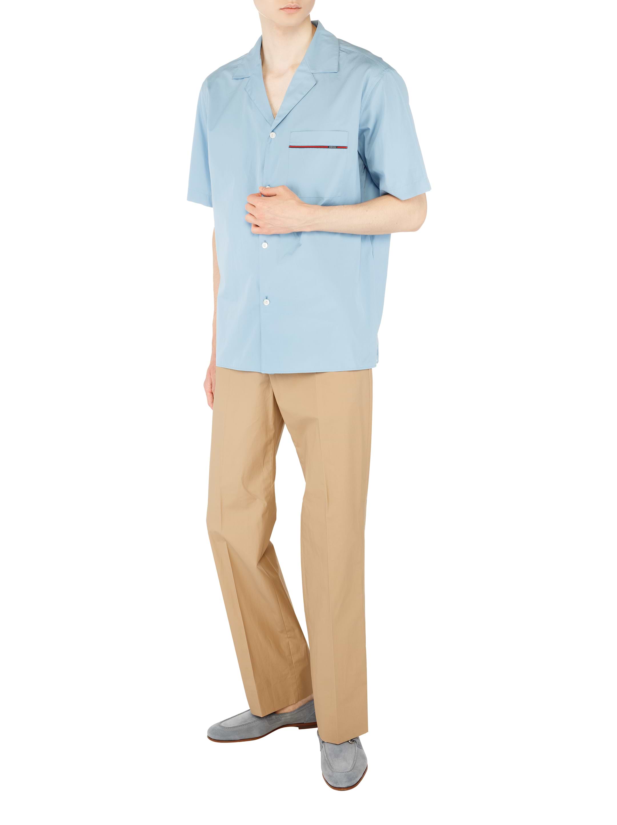 Gucci men's Cotton shirt with logo - buy for 378300 KZT in