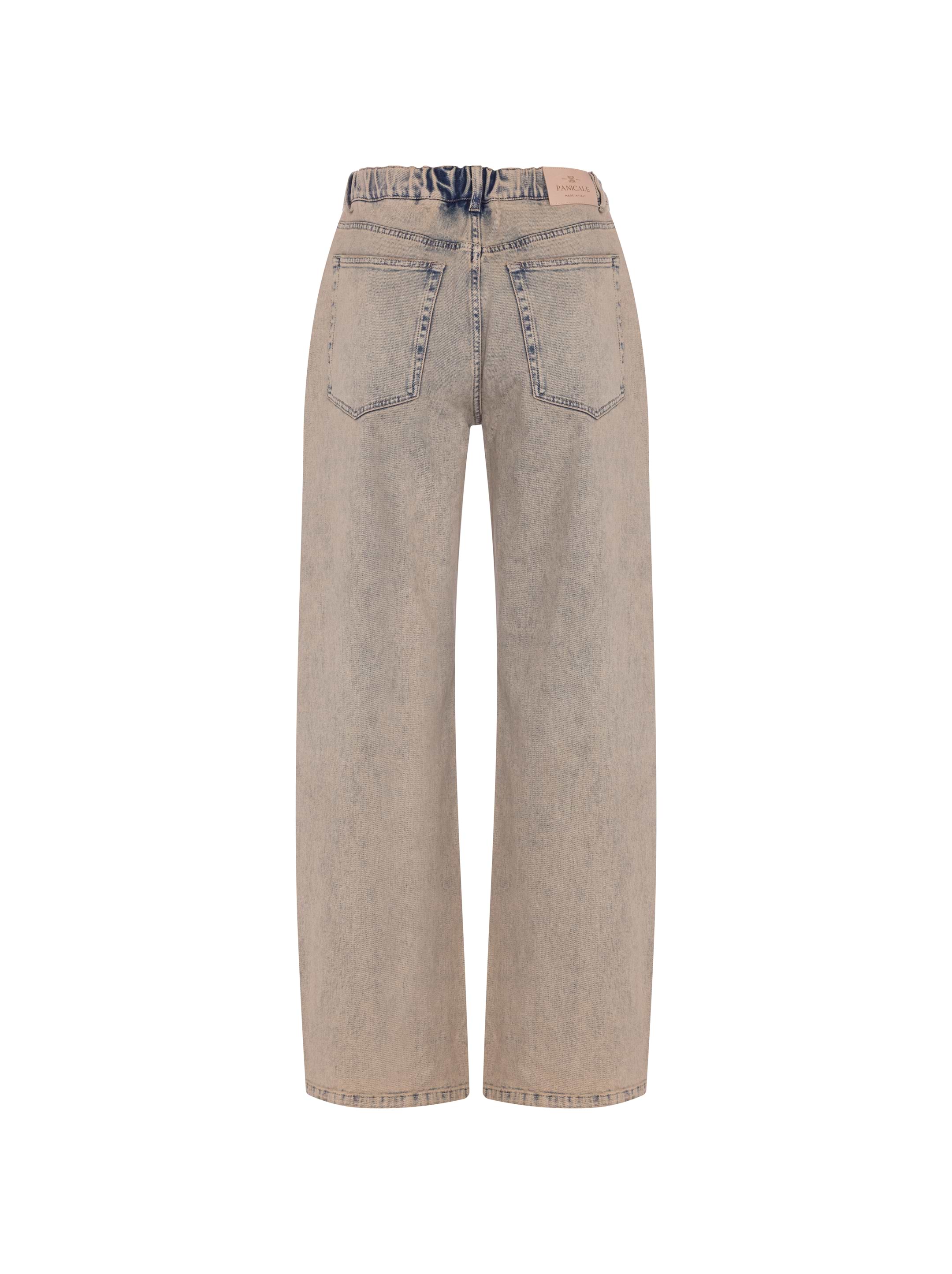 Panicale women's Logo wide-leg jeans - buy for 119250 KZT in