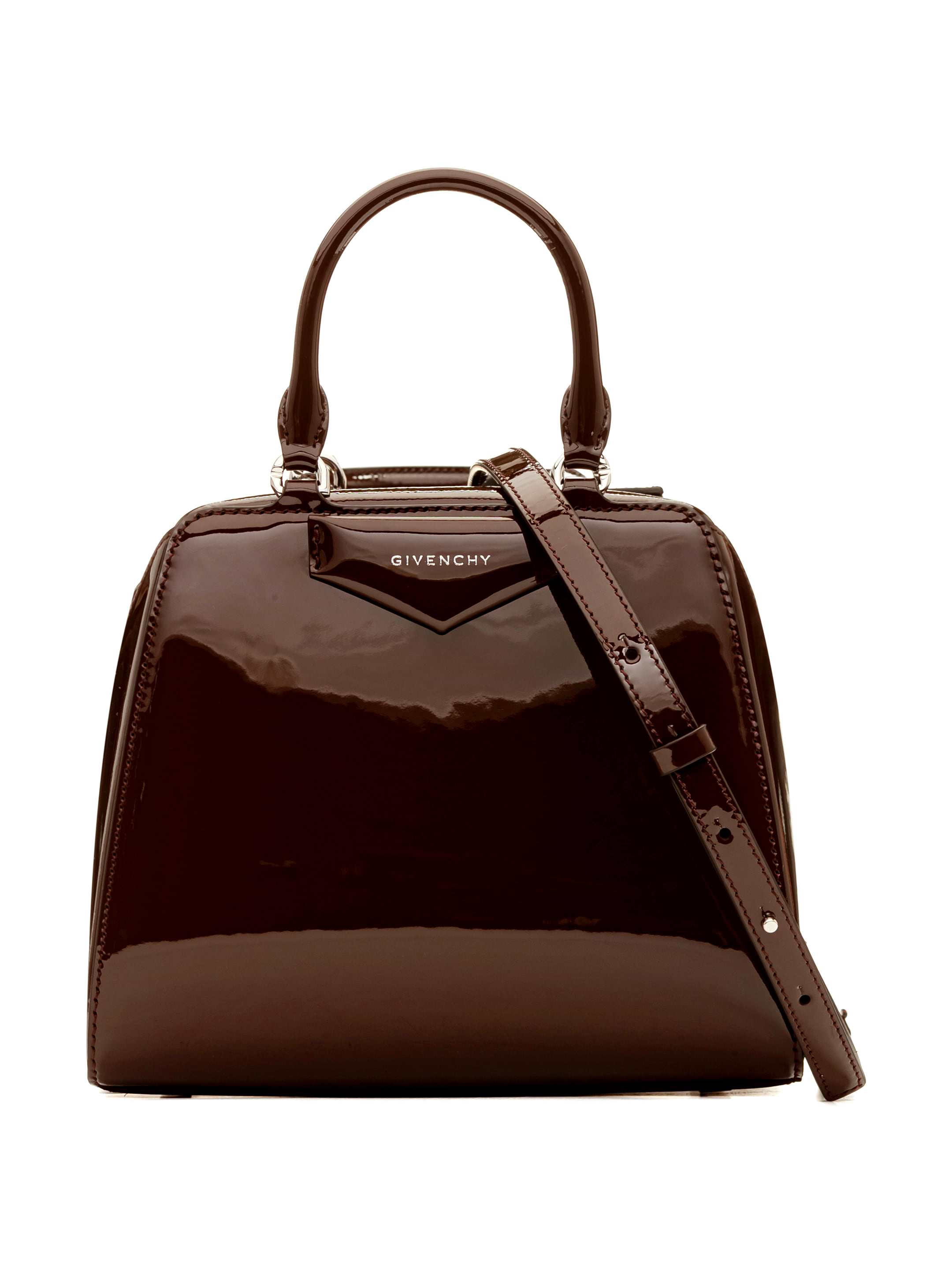 Givenchy Brown Patent Bag Givenchy Women's Antigona Cube Mini Bag