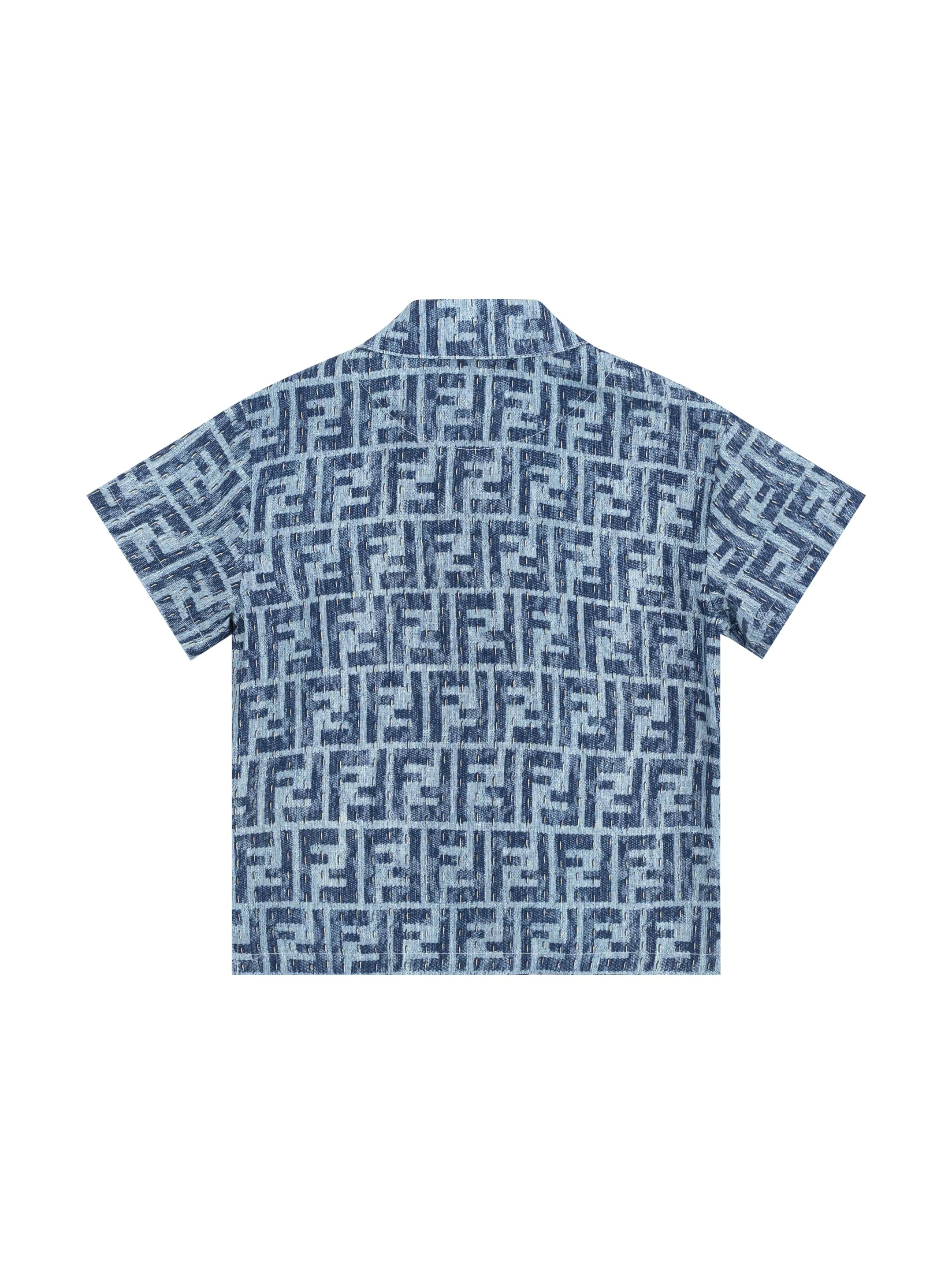 Monogram linen shirt Fendi for kids - buy in the official