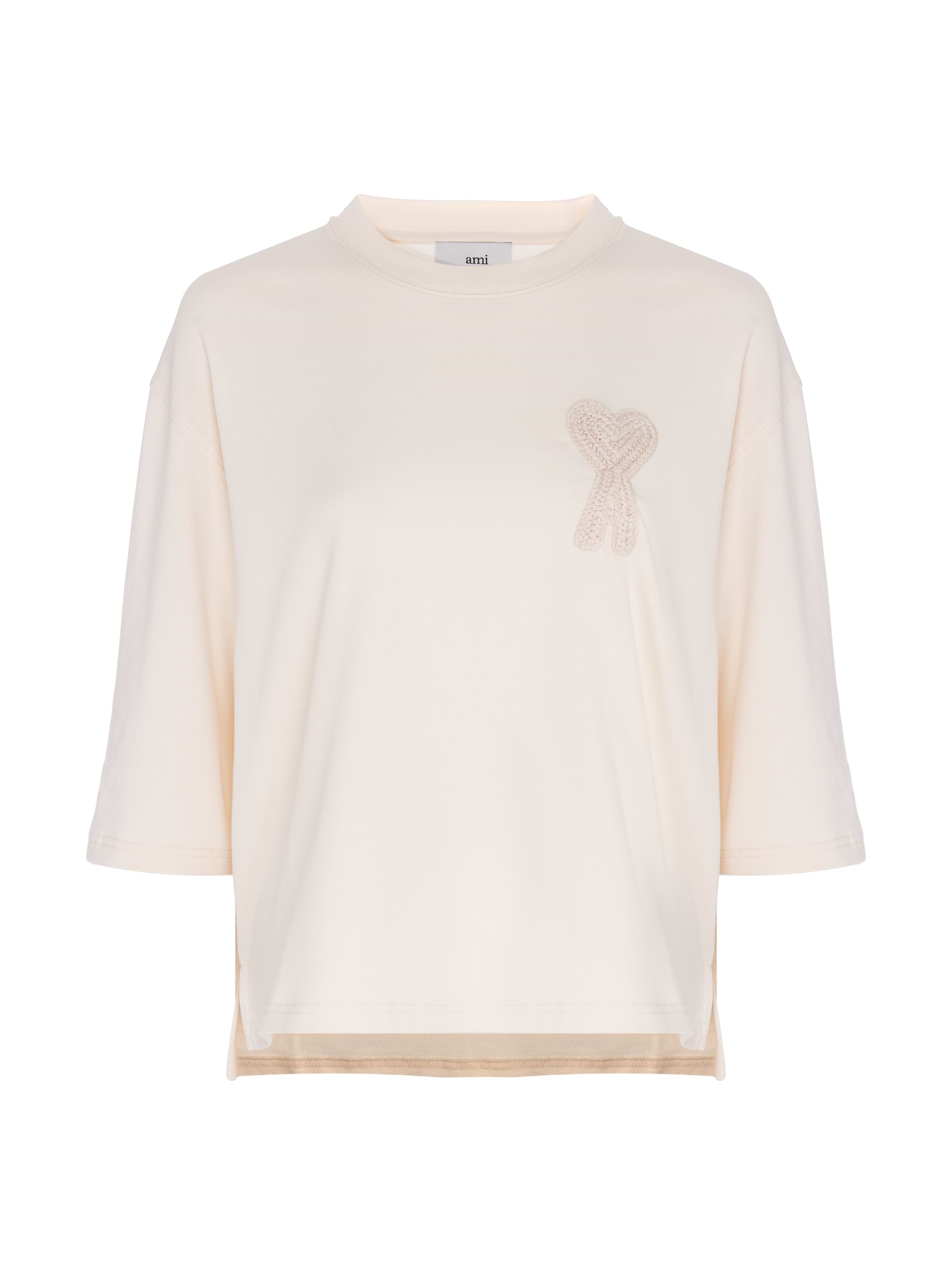 AMI PARIS women's Logo cotton t-shirt - buy for 99540 KZT in