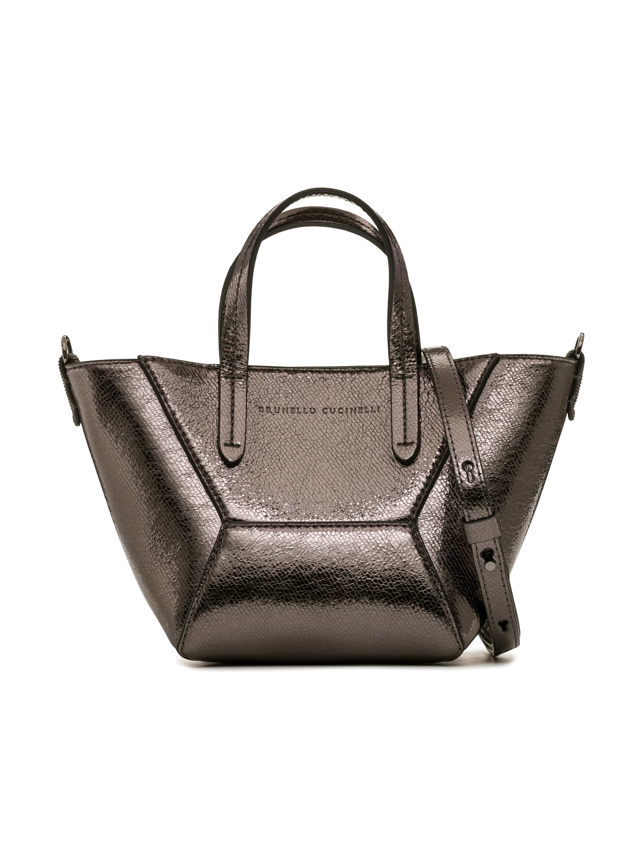 【定価40万BRUNELLO CUCINELLIイタリア製】希少✨️ バッグ Brunello Cucinelli Small Boston Explorer Leather Tote Bag