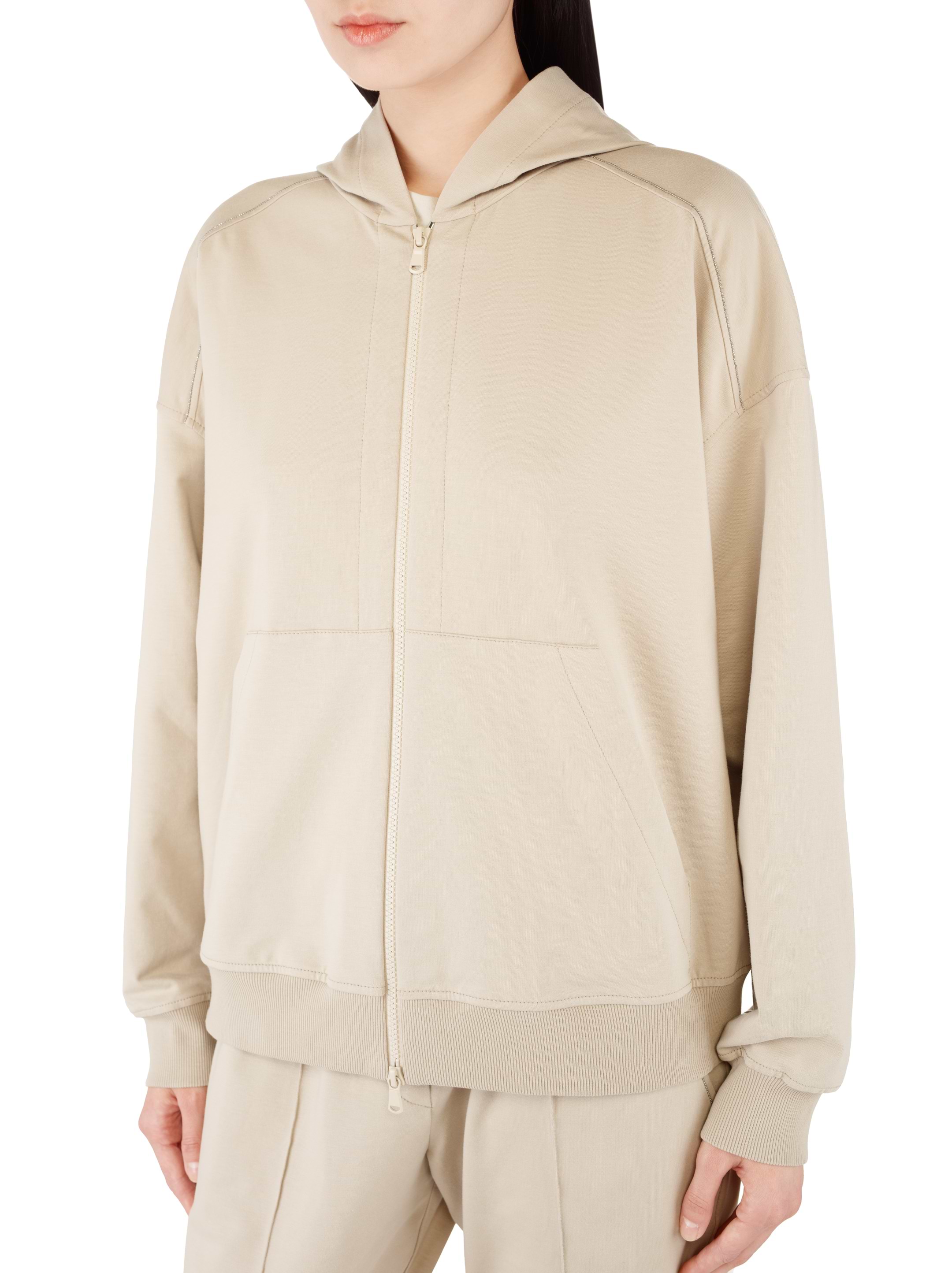 BRUNELLO CUCINELLI☆モニーレ ジャケット☆ Brunello Cucinelli women's Track jacket with monil chain