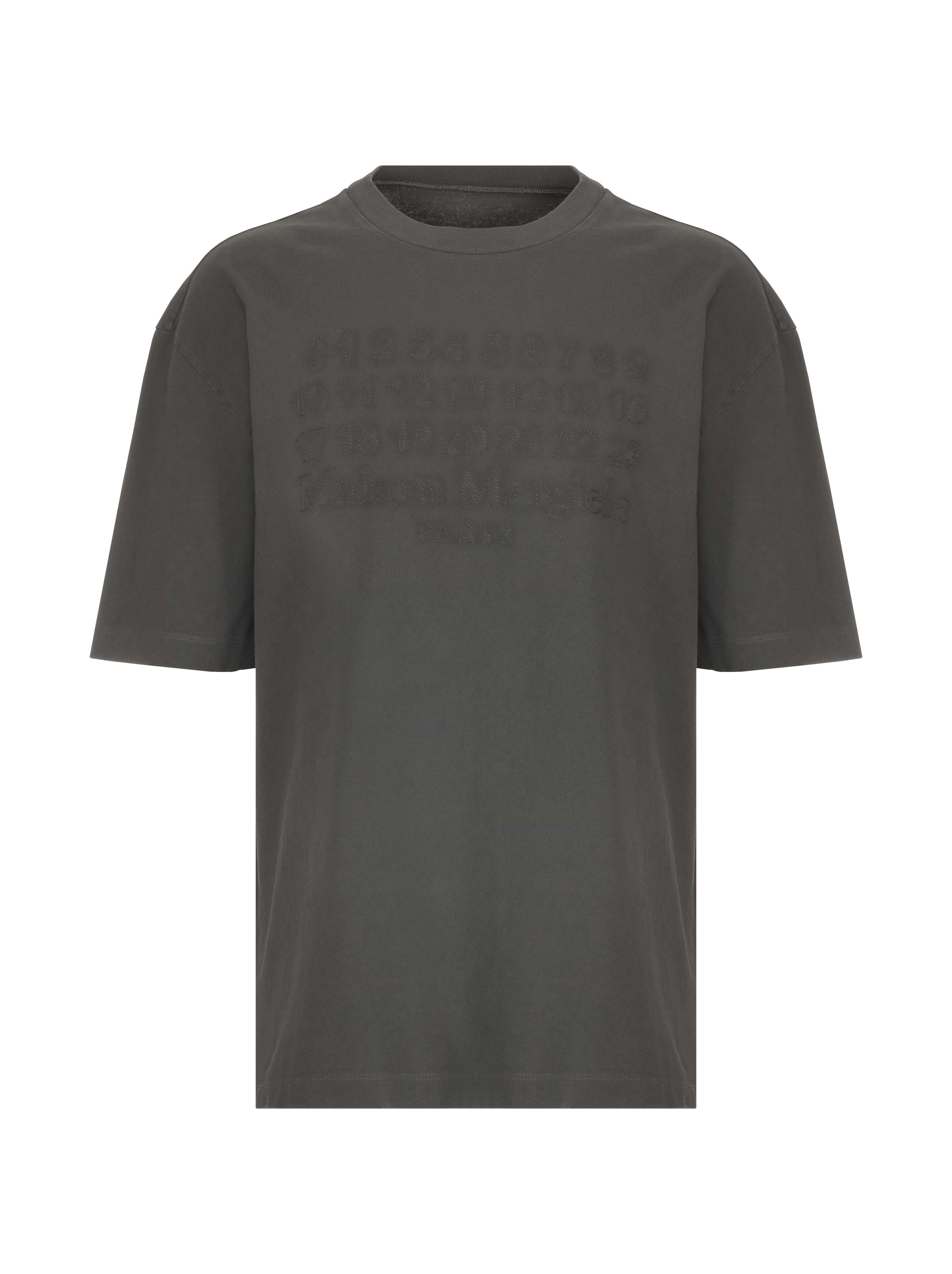 MAISON MARGIELA Ｔシャツ Maison Martin Margiela black t-shirt with 'All that light