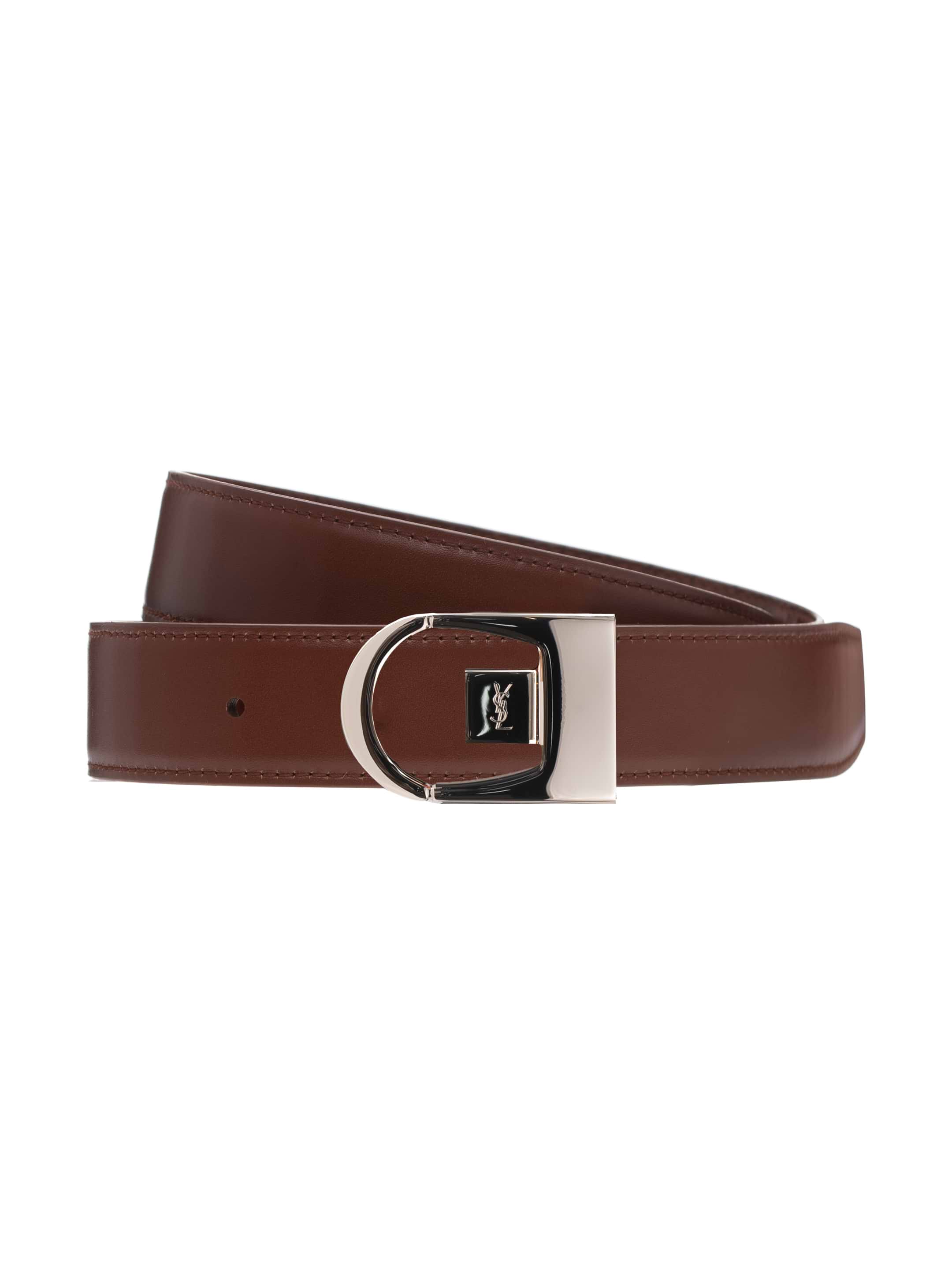 Saint Laurent women's Logo leather belt - buy for 420300 KZT