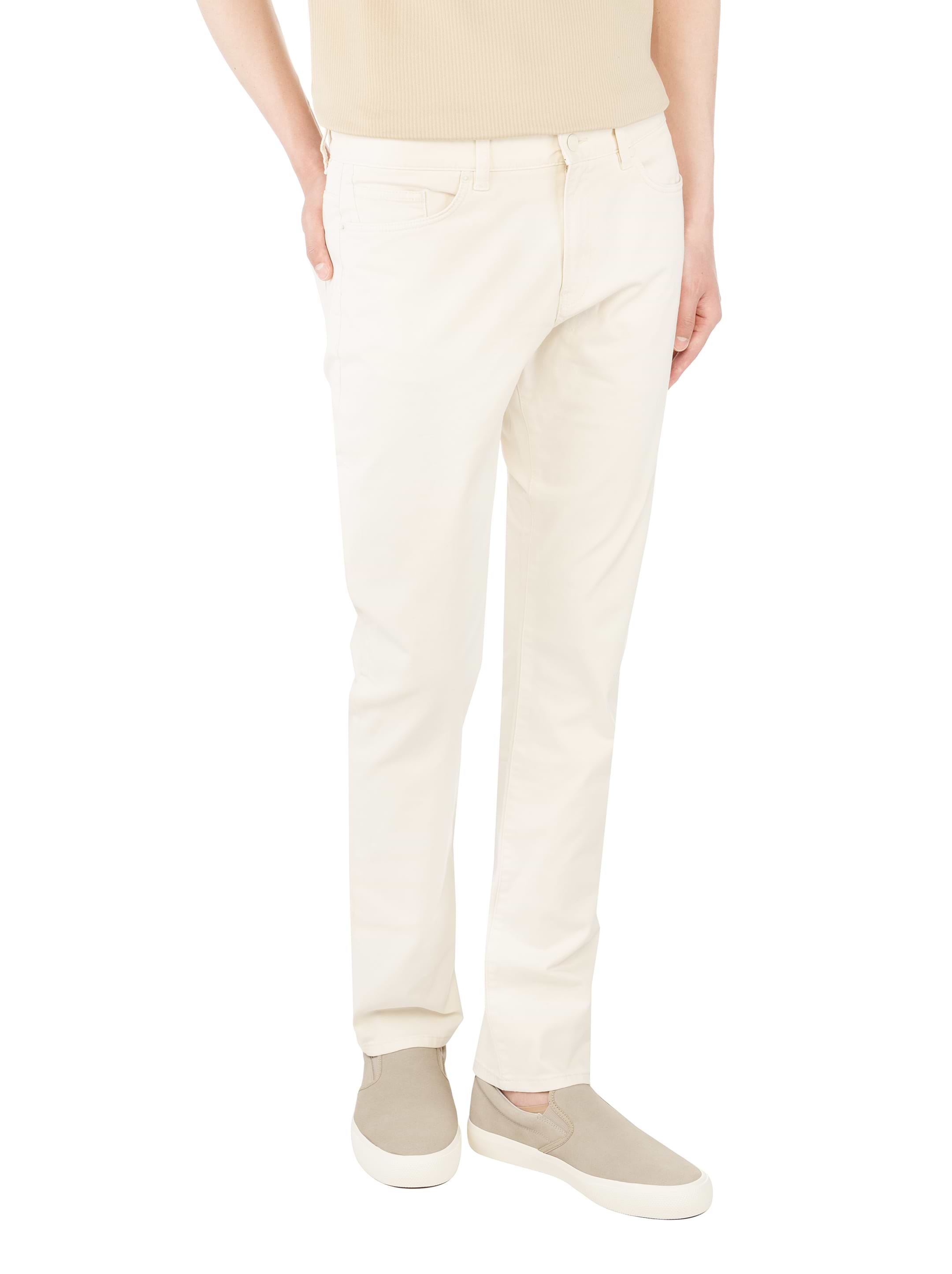 【KIXI】★(UNISEX) Cation Brush Tapered Pants Cropped Tapered Cotton Silk Double-Face Pants