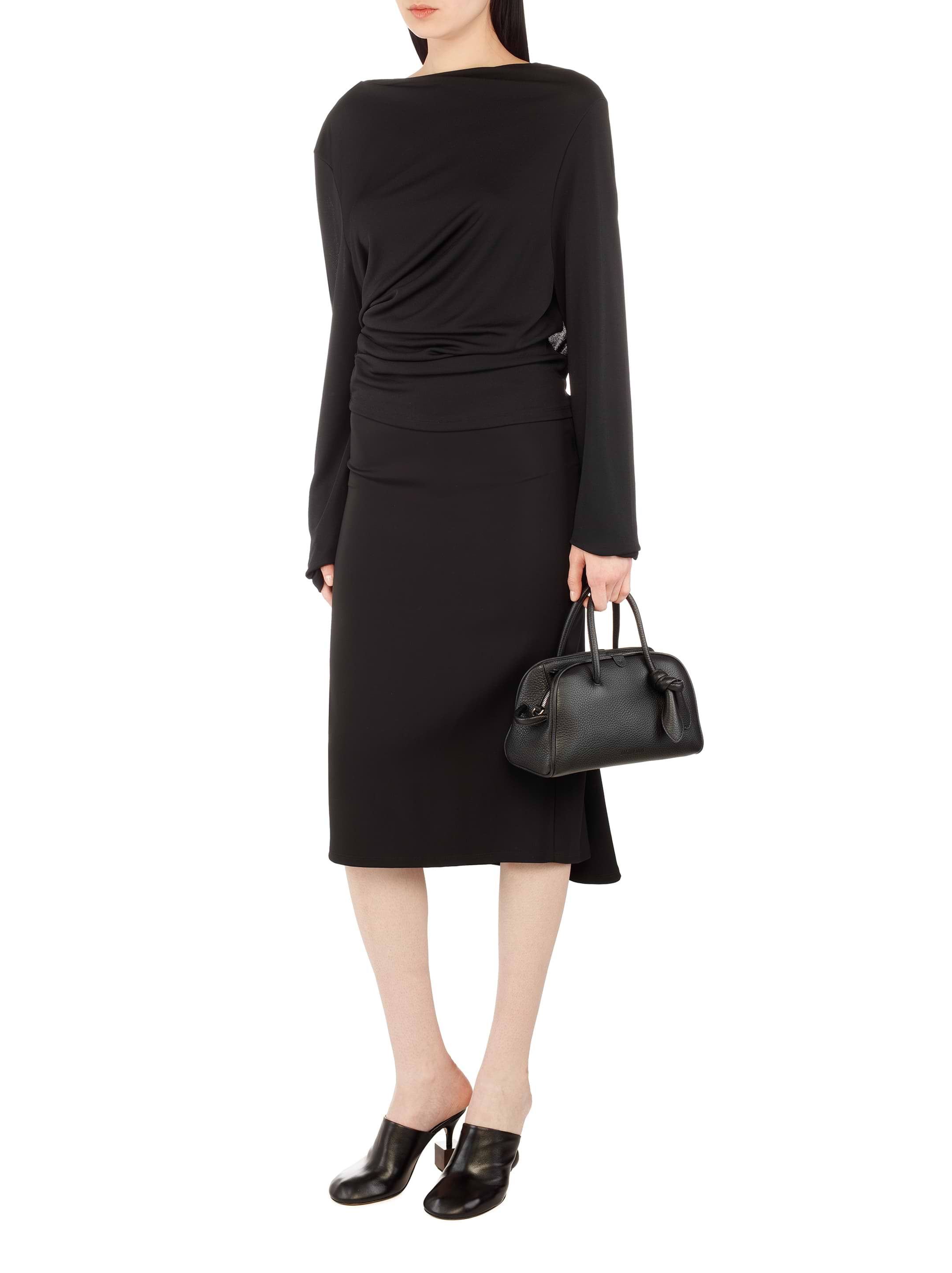ワンピース JACQUEMUS Women Mid Skirts 251KN608 2437 990 Black Jacquemus women's Viscose blend midi skirt - buy for 261180