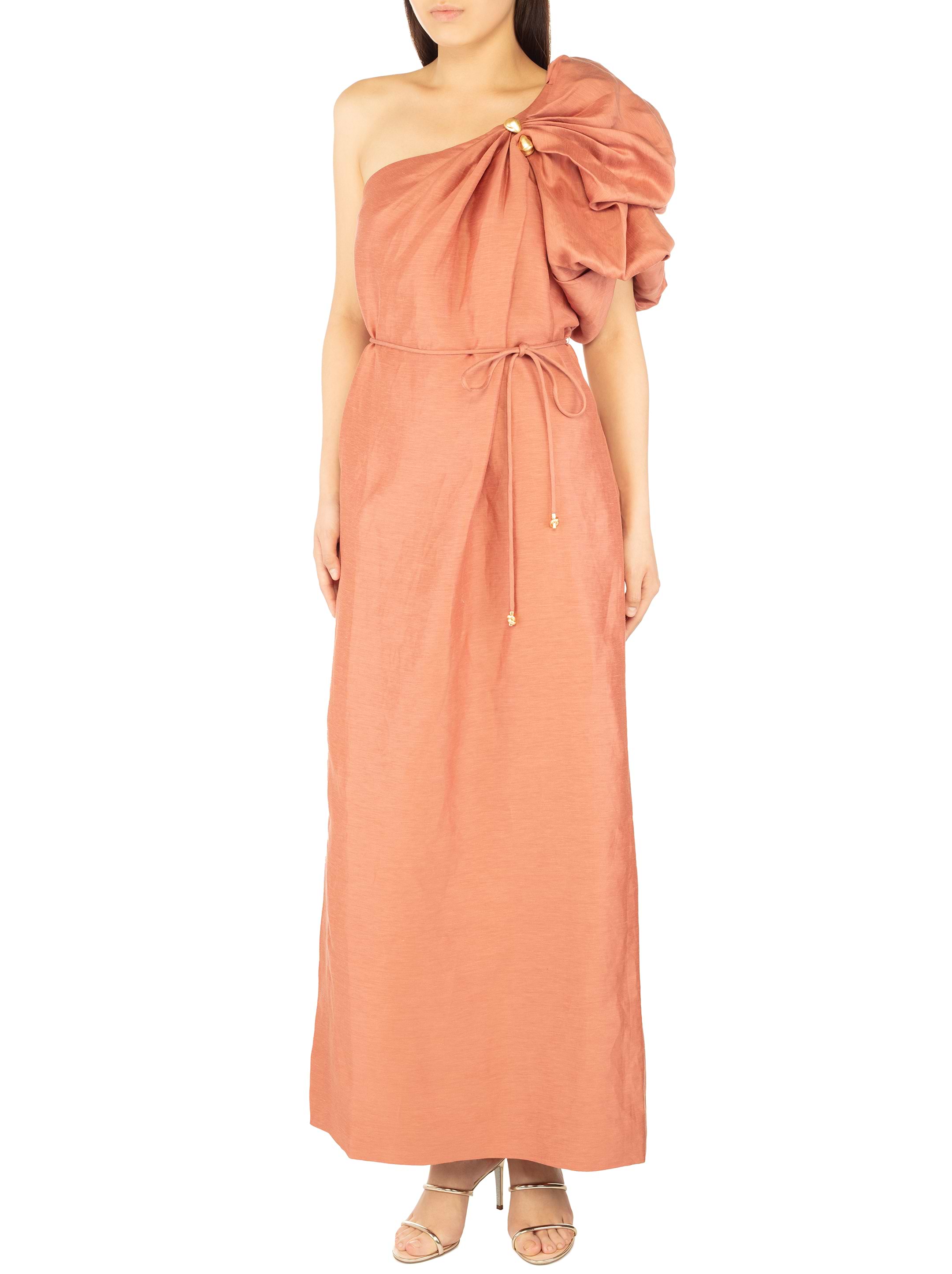 【Aje】Cira Midi Dress/ミディドレス/ワンショルダー/花柄 Cira Midi Dress | Black | Aje – Aje ROW