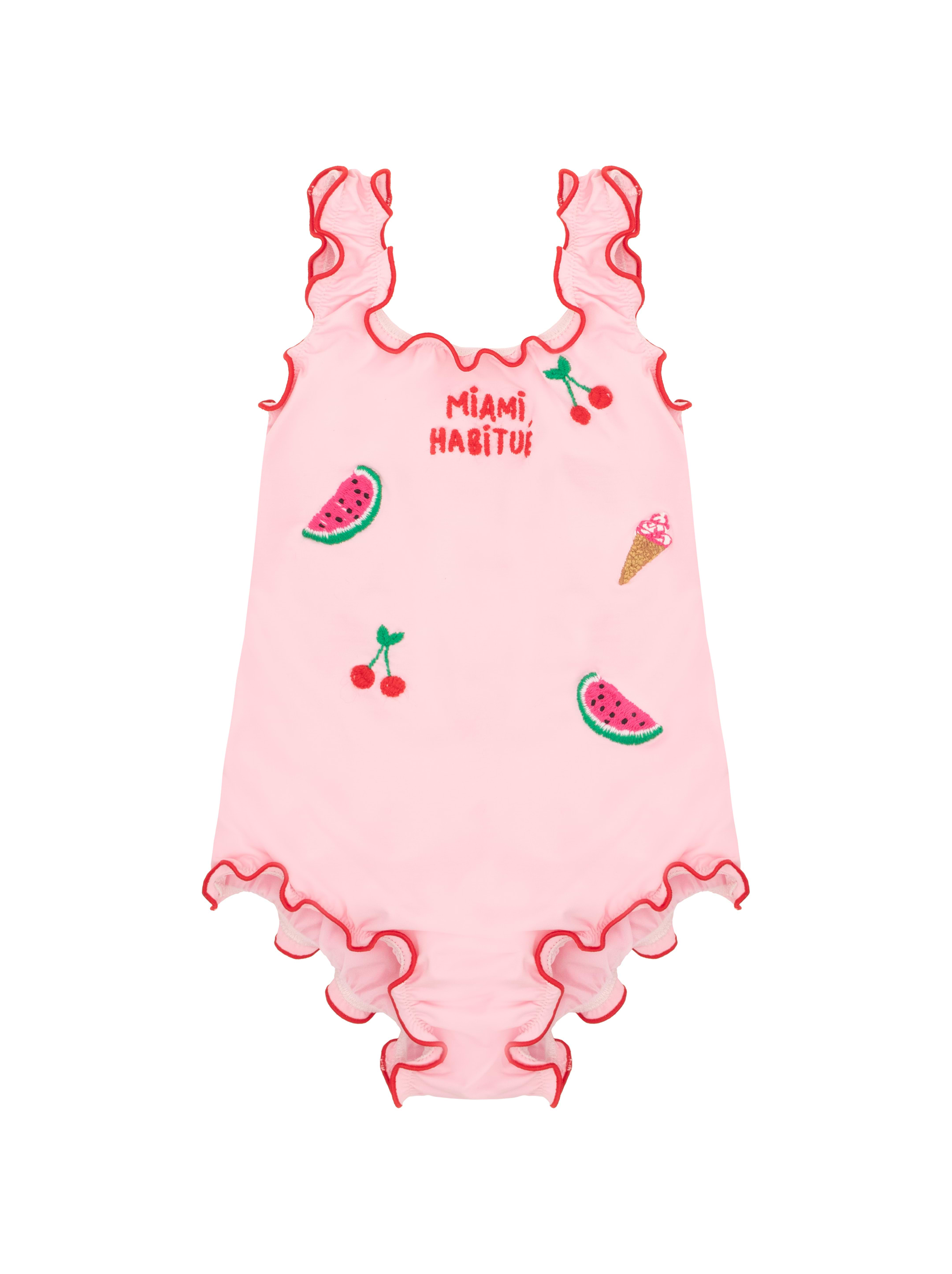MC2 SAINT BARTH kids' Swimsuit with embroidery - buy for