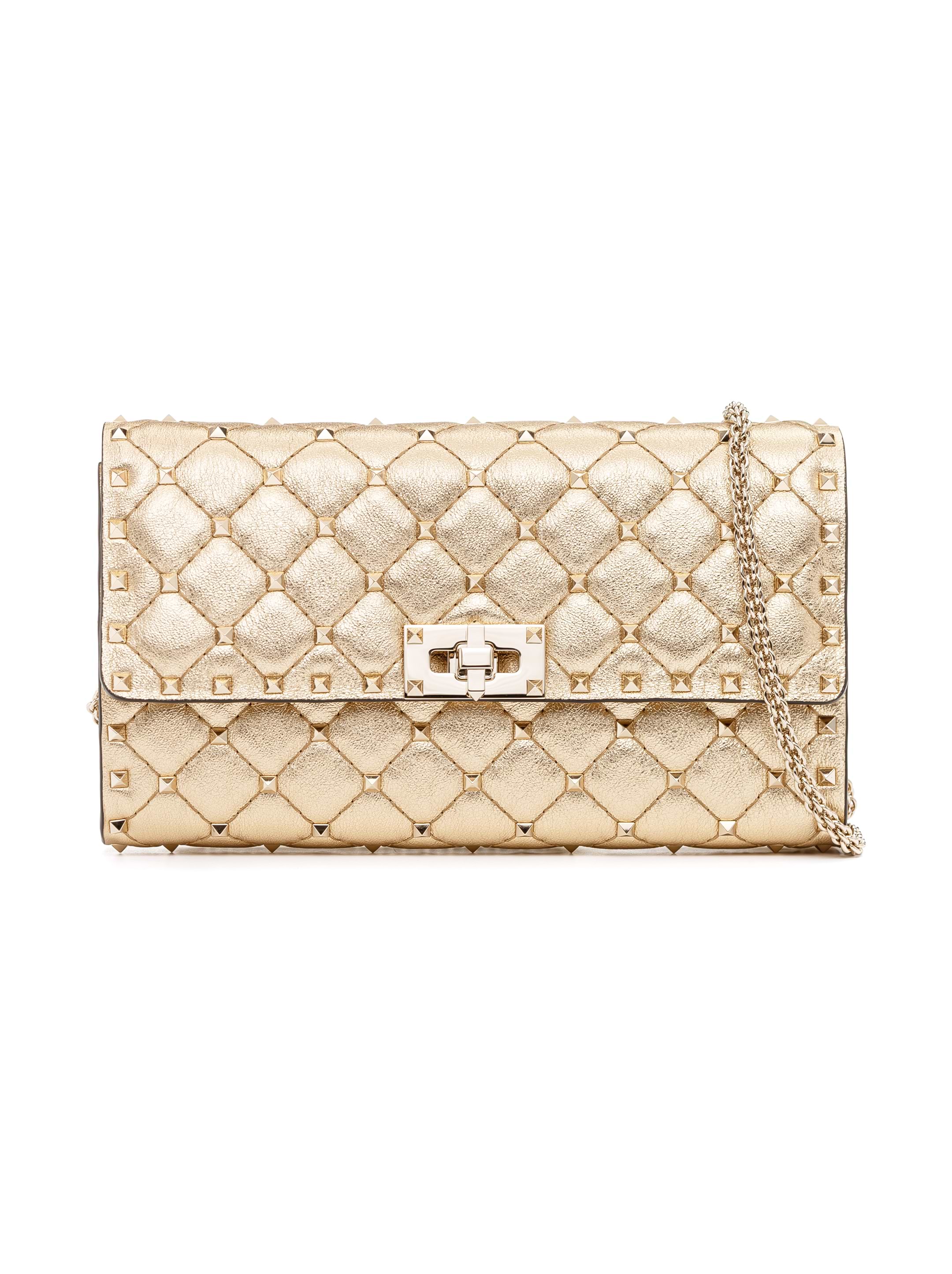 【VALENTINO GARAVANI】rockstud textured-leather クラッチ 14514138_52377939_600.jpg