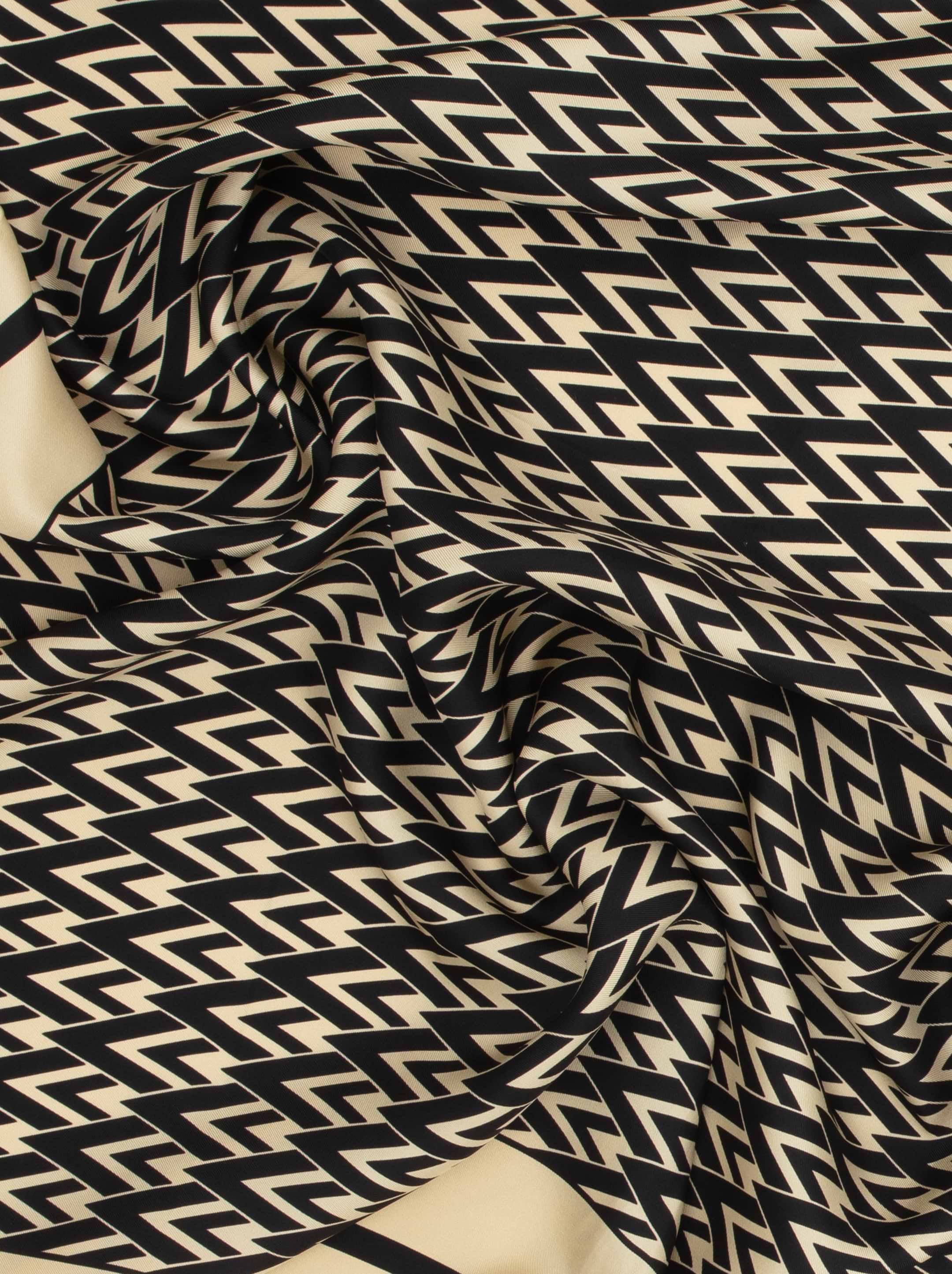 マフラー・ストール VALENTINO FW25 Printed silk foulard (7W2EI114QSD CEZ) Valentino Silk Scarf Blue in CA, NY, NJ, IL - Moda Italy Fashion