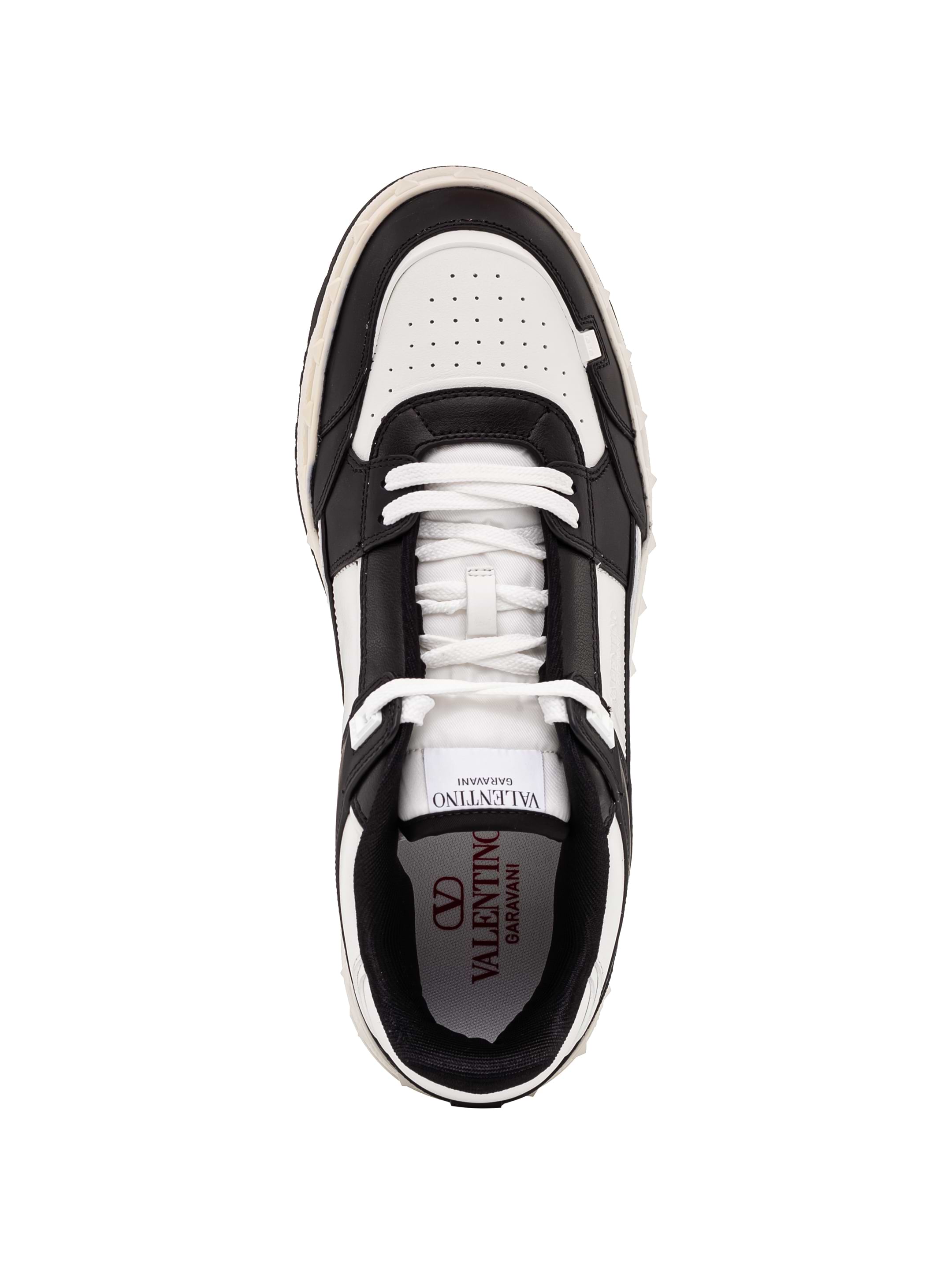 Valentino Garavani men's Rockstud leather sneakers - buy for