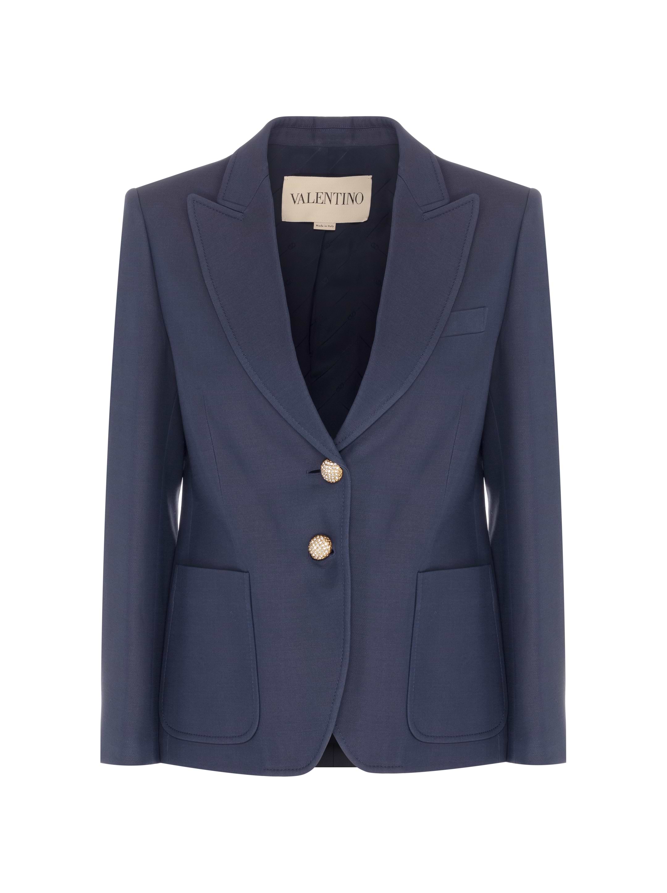 VALENTINO Shell Button Linen Jacket 貝ボタン VALENTINO Shell Button Linen Jacket 貝ボタン