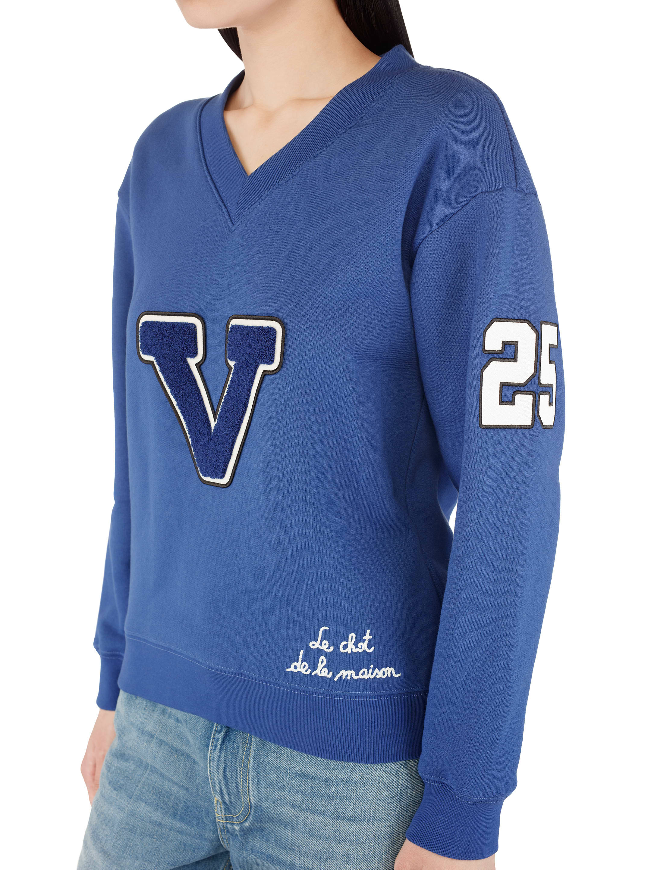 VIP【関税送料無料】希少 Valentino Garavani sweatshirt Valentino Garavani Oversized V logo print black sweatshirt