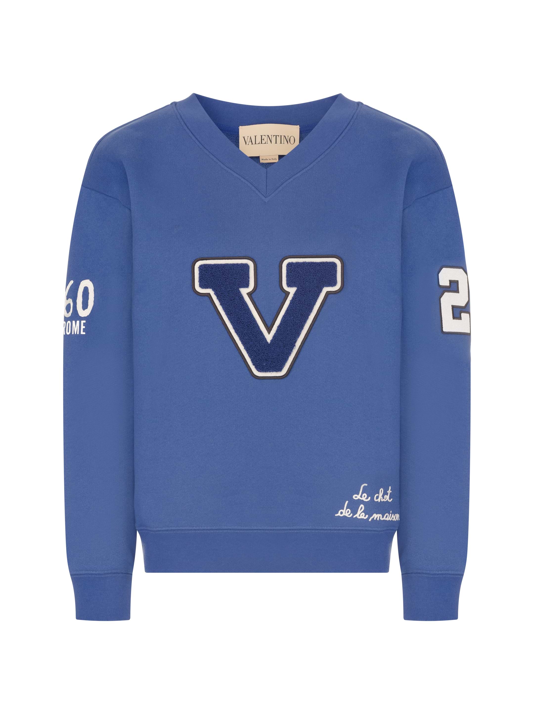 Valentino Garavani women's Cotton logo sweatshirt - buy for