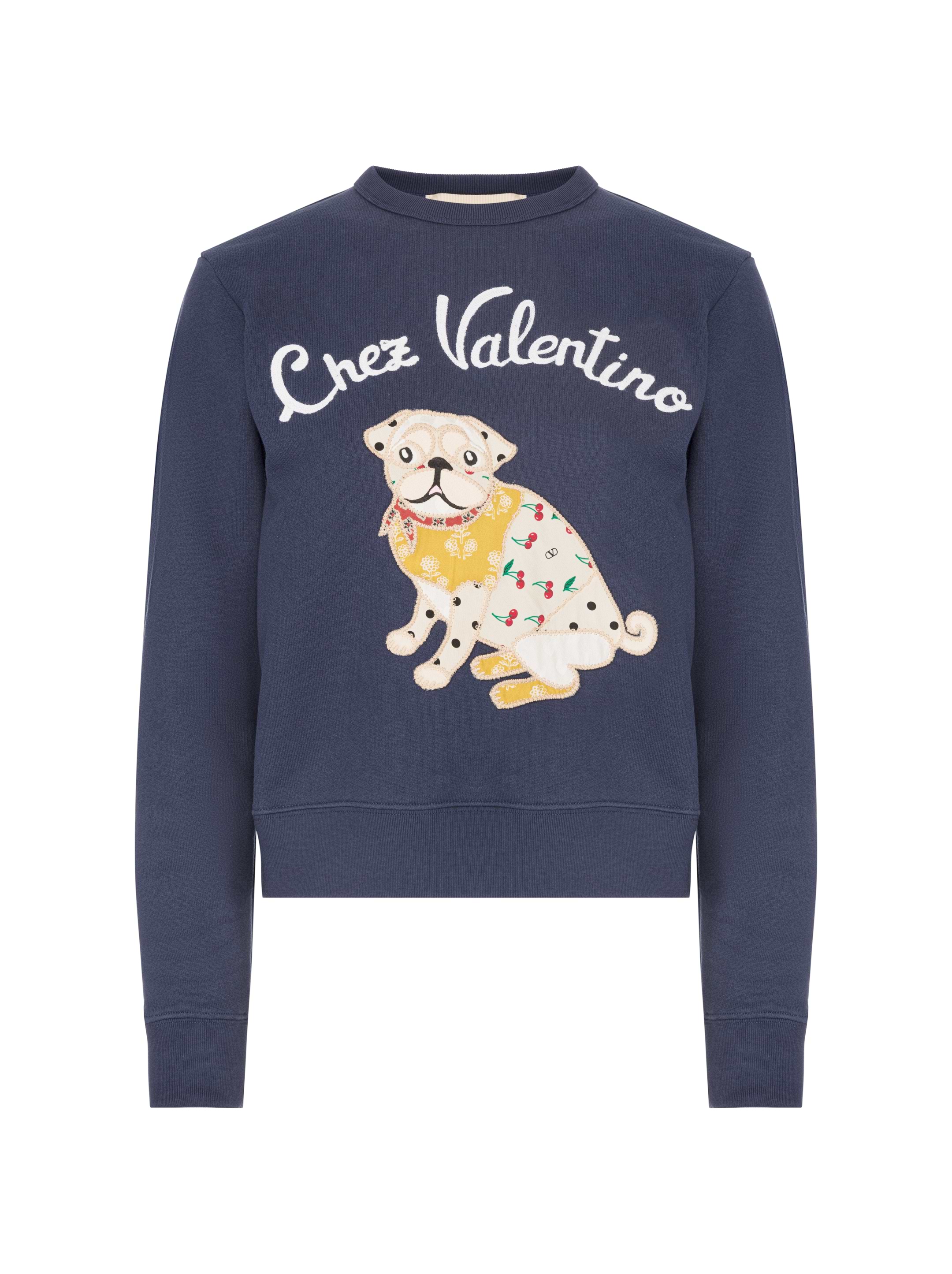 スウェット・トレーナー VALENTINO Chez Valentino sweatshirt Valentino Crew neck sweatshirt Chez Valentino green | TheDoubleF