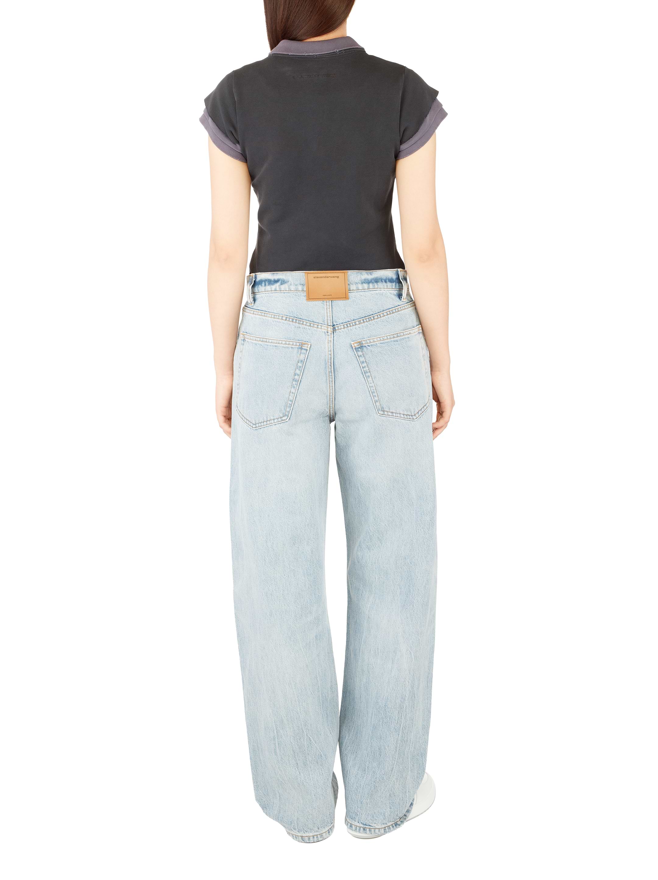 Alexander Wang Denim women's Logo wide-leg jeans - buy for