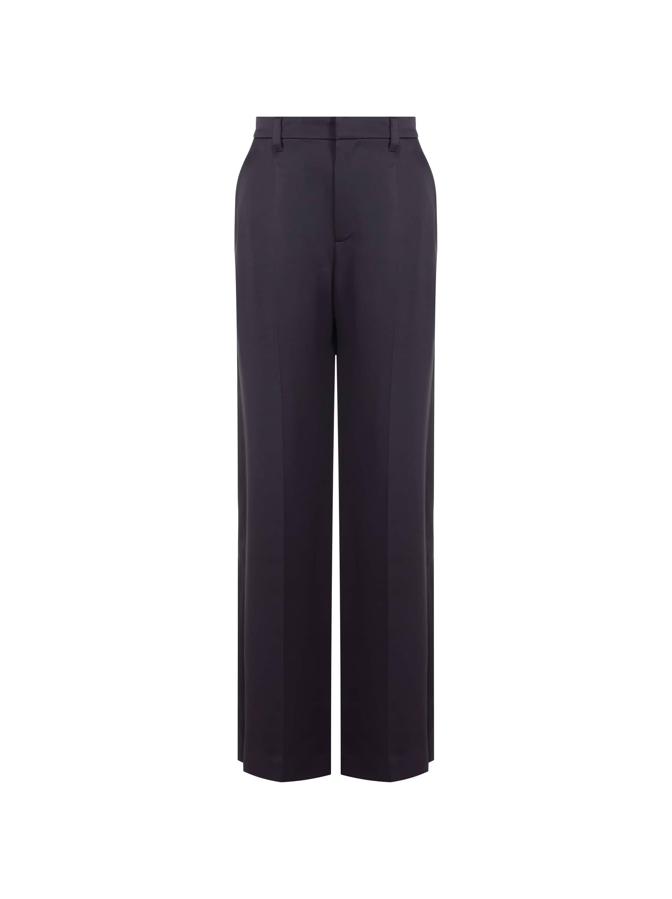 Brunello Cucinelli women's Wide-leg pants with monil chain