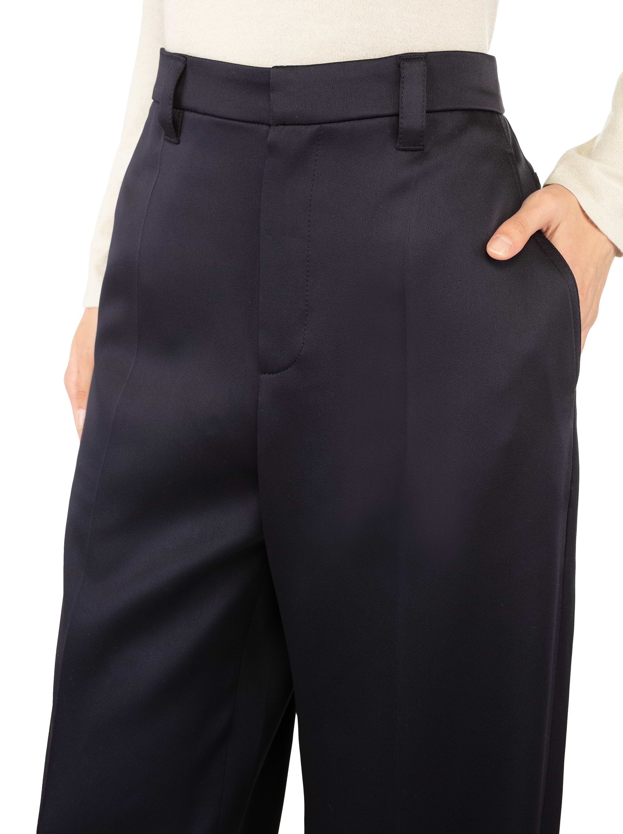 Brunello Cucinelli women's Wide-leg pants with monil chain