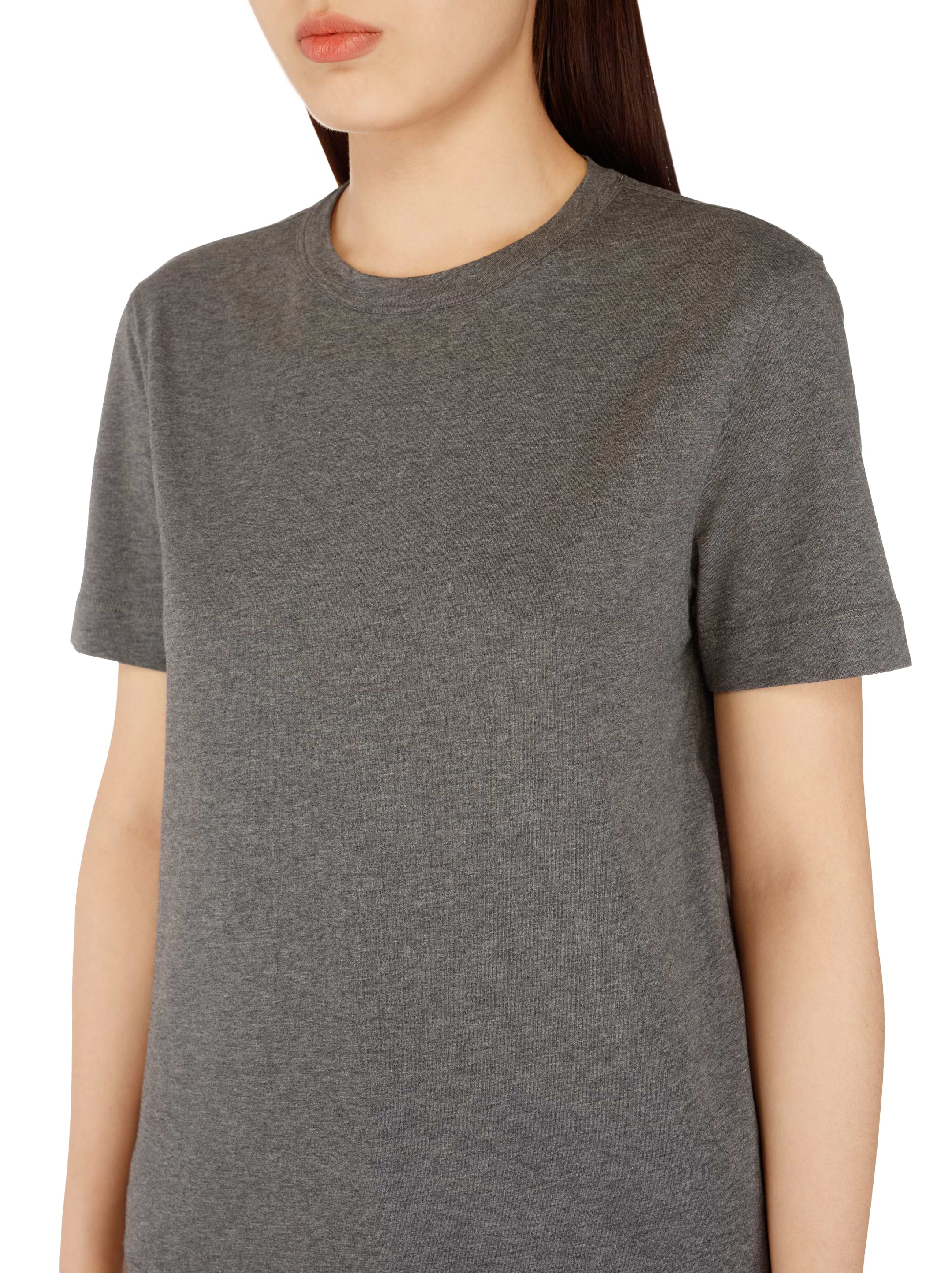 Brunello Cucinelli women's Cotton T-shirt with monil chain