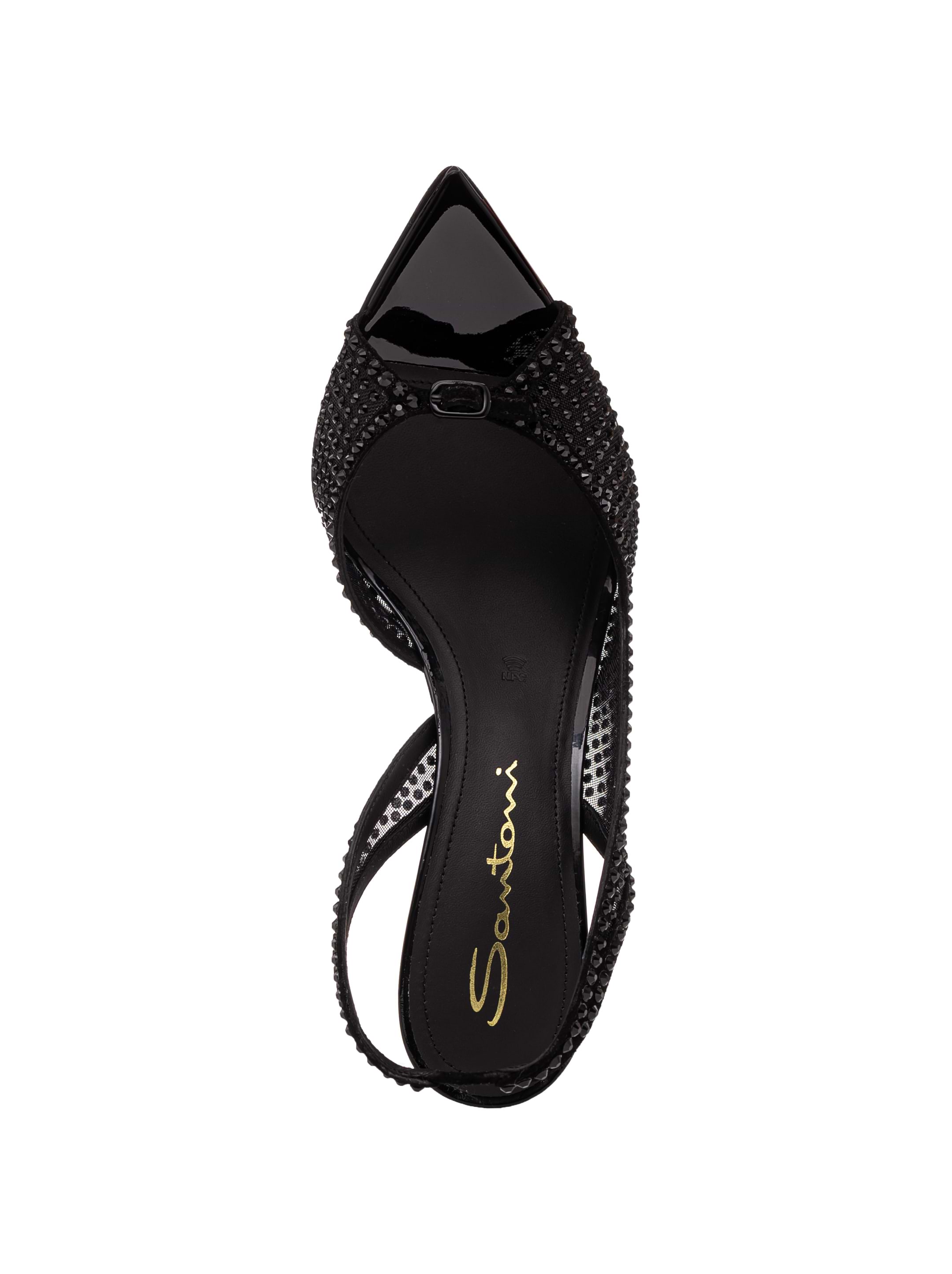Slingbacks with rhinestones Santoni for women - buy in the