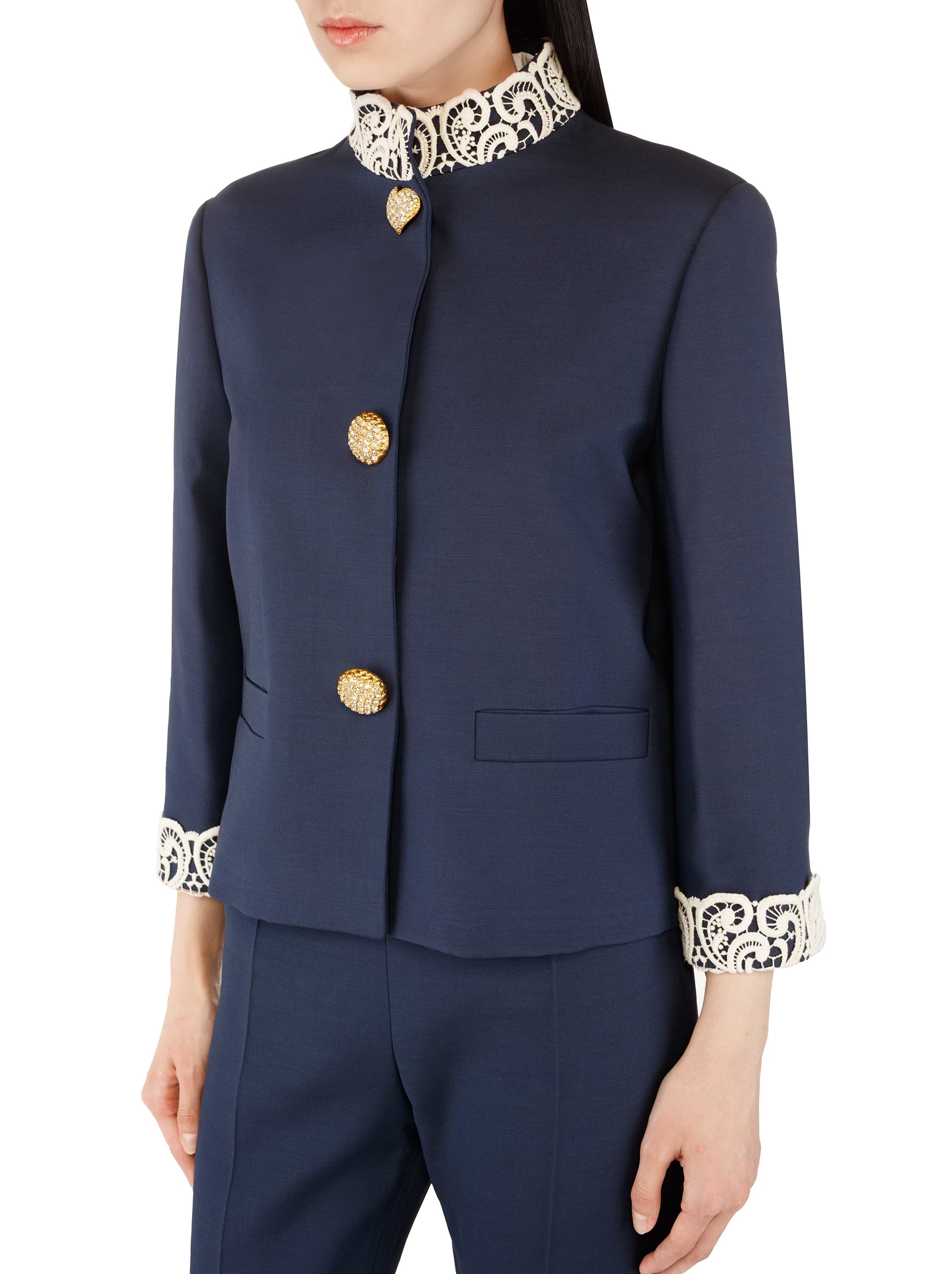 Valentino Garavani women's Lace-detail single-breasted