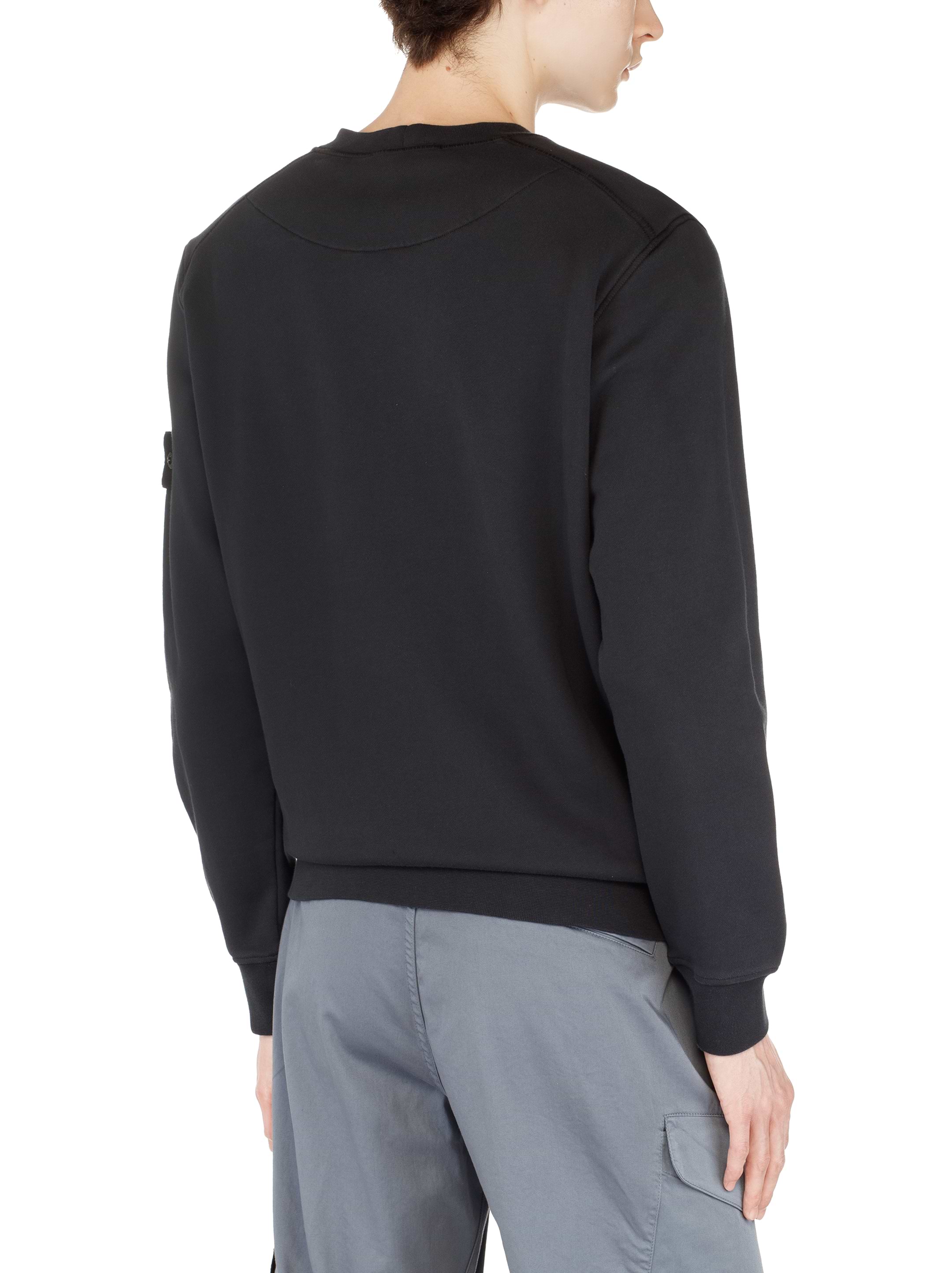【送料&関税込】Stone  Sweatshirt 6100021 In Cotton Ma STONE ISLAND Cotton Loop Crewneck Sweatshirt | 18montrose