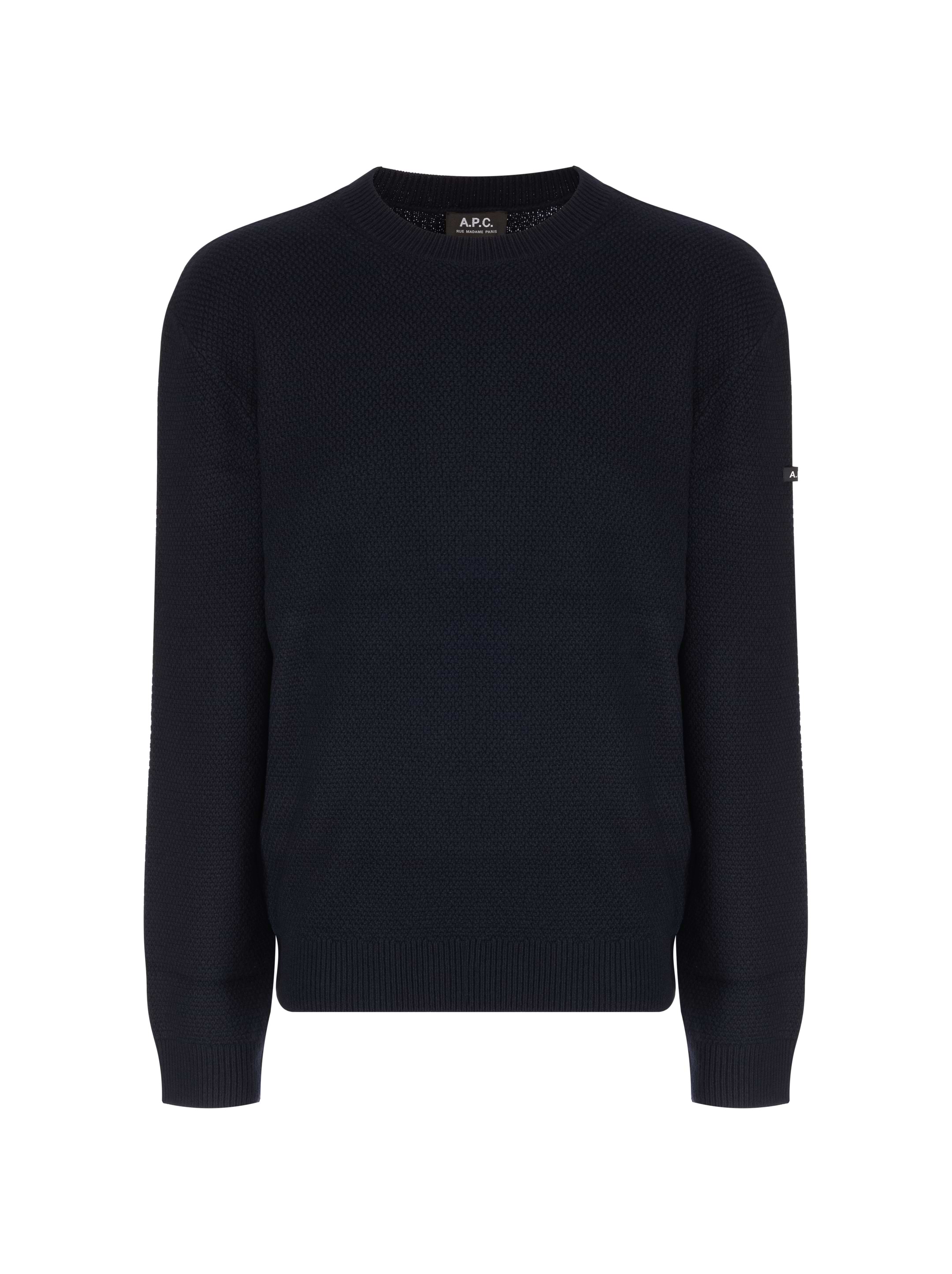 【送料関税込み】A.P.C. Amir Logo Crew Neck Jumper A.P.C. logo-print Sweatshirt | Grey | FARFETCH