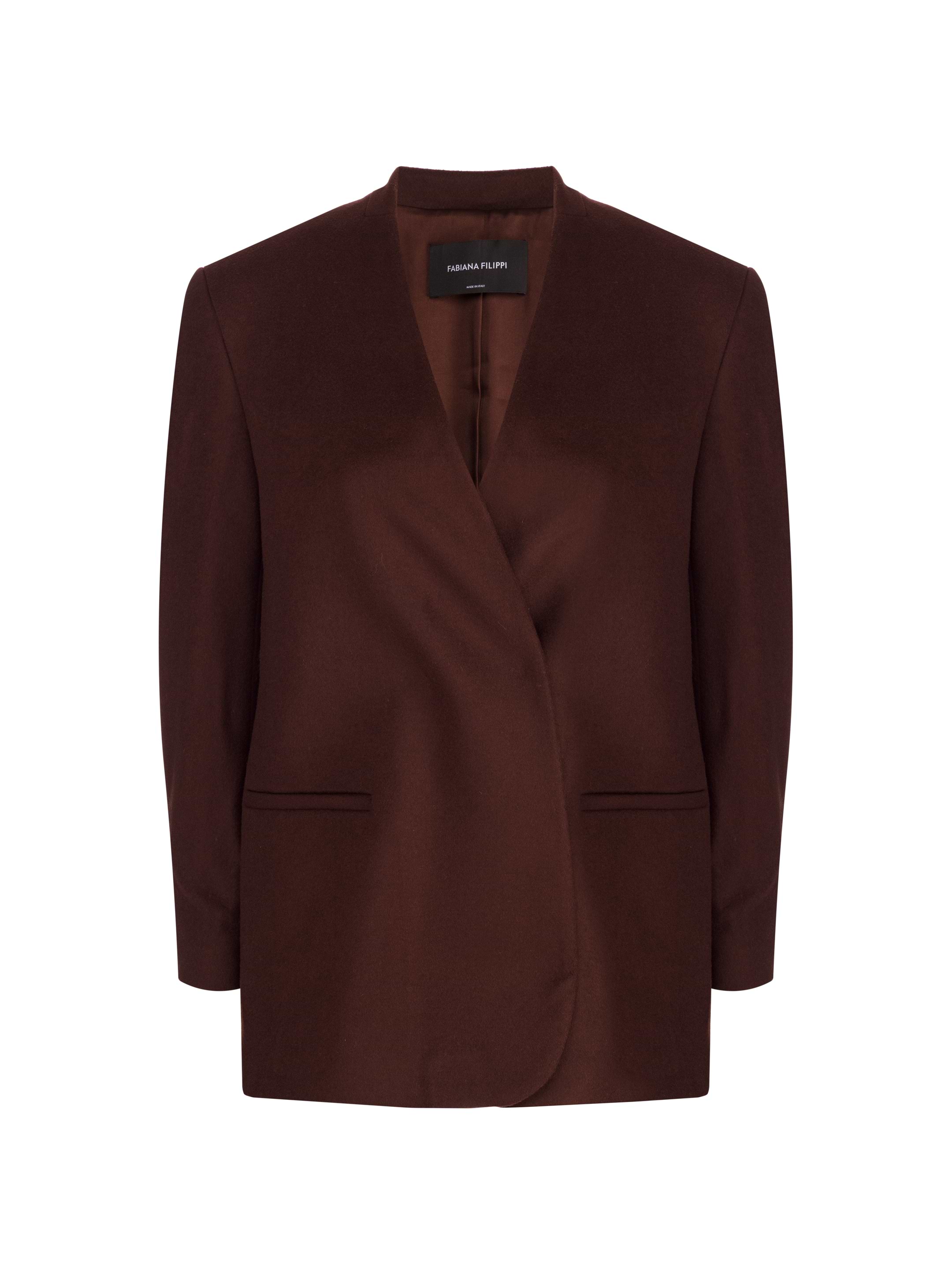 アウターその他 FABIANA FILIPPI Woman Blazer Butter GCD215F208 0145 レディースCady jacket, butter ブレザー | Fabiana Filippi