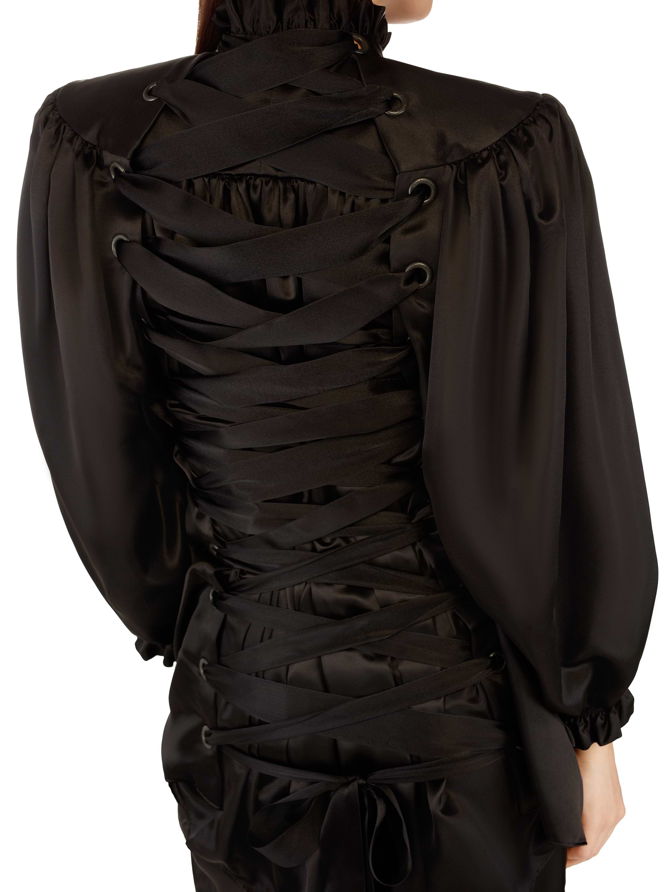 Silk blouse with bow Balenciaga for women - buy in the official