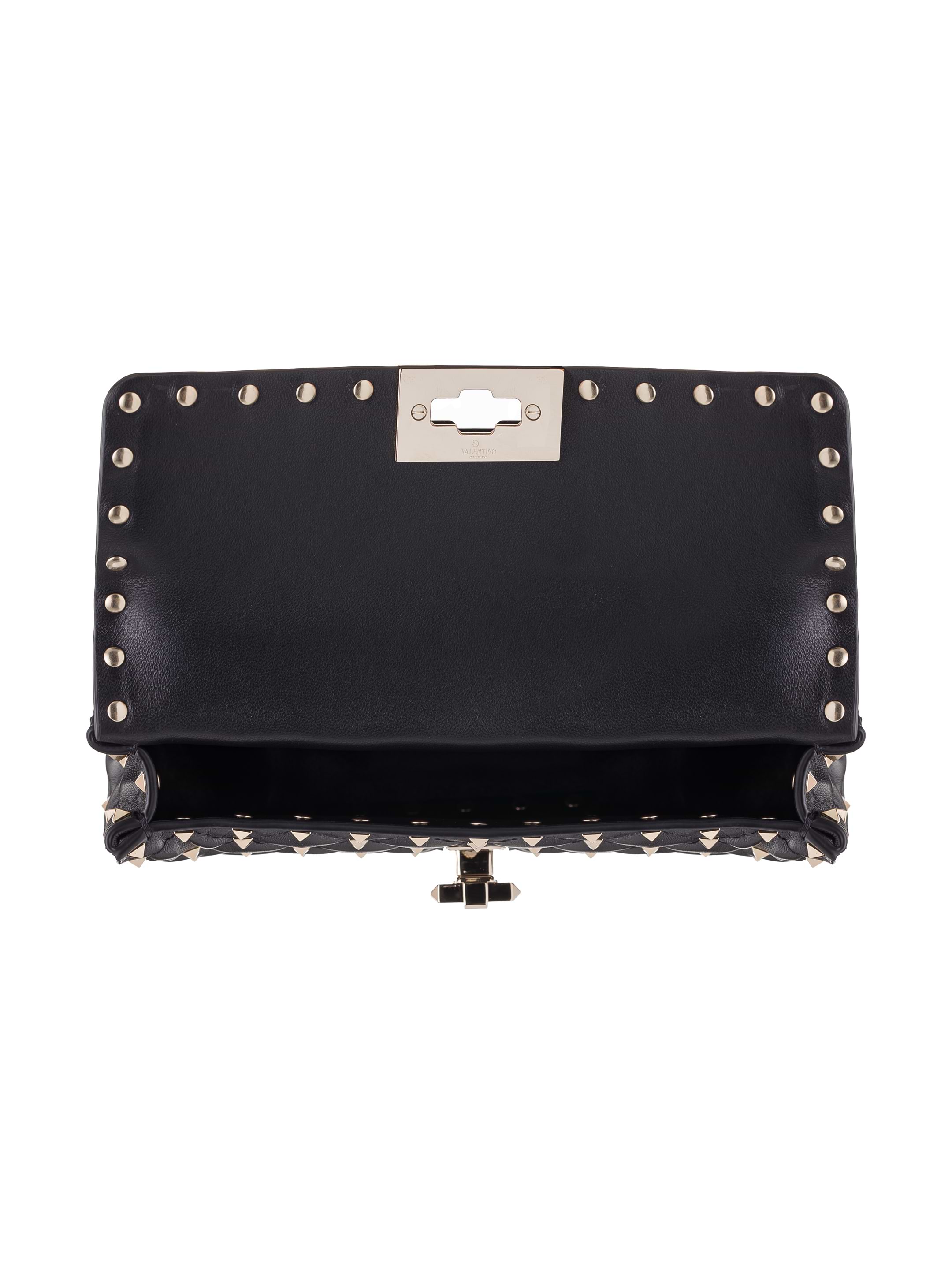 【未使用品箱付き】VALENTINO Black Rockstud　Bag Valentino Rockstud Shopping Bag, Black | Costco