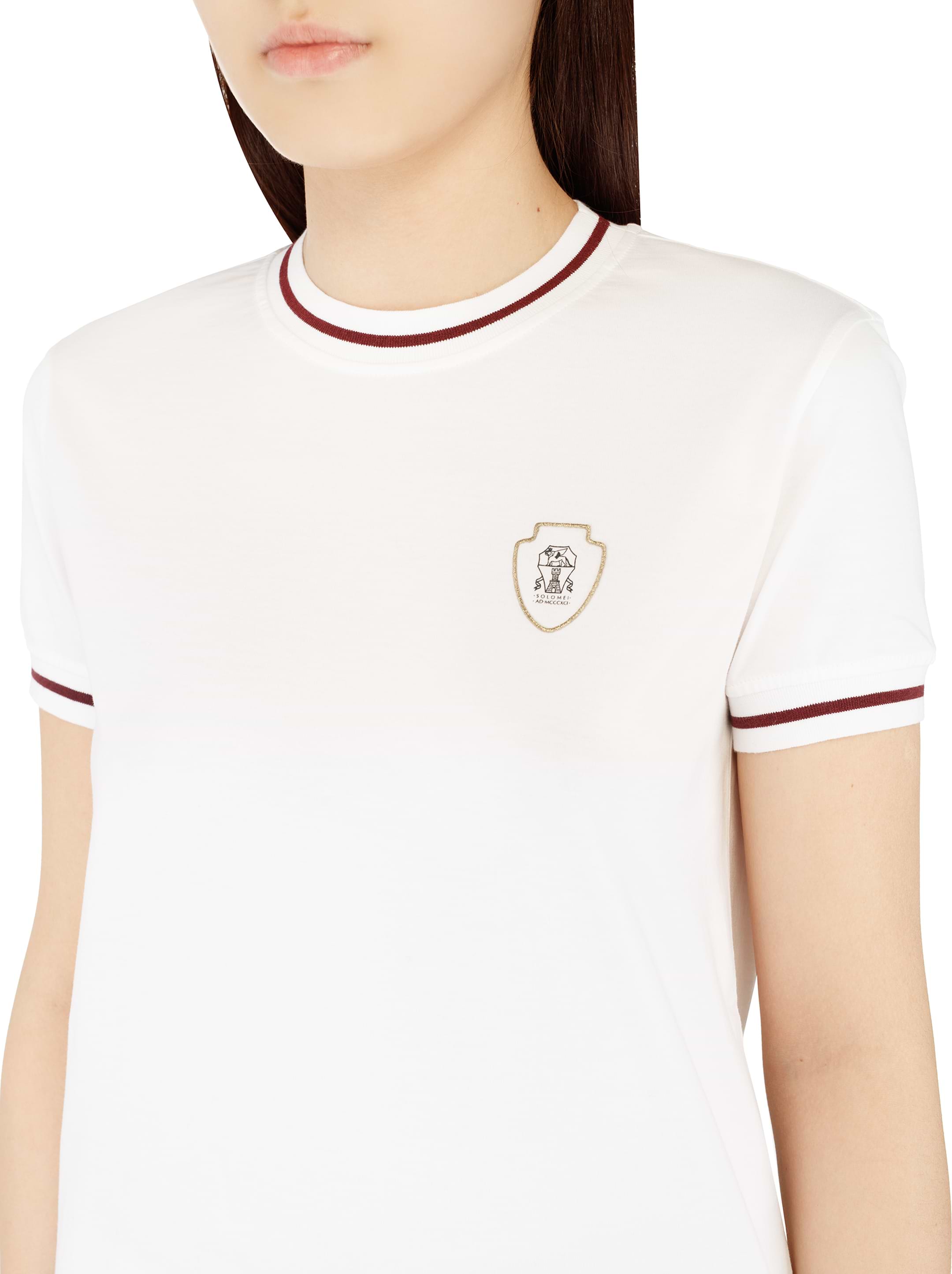 Brunello Cucinelli women's Logo cotton t-shirt - buy for Brunello Cucinelli women's Logo cotton t-shirt - buy for