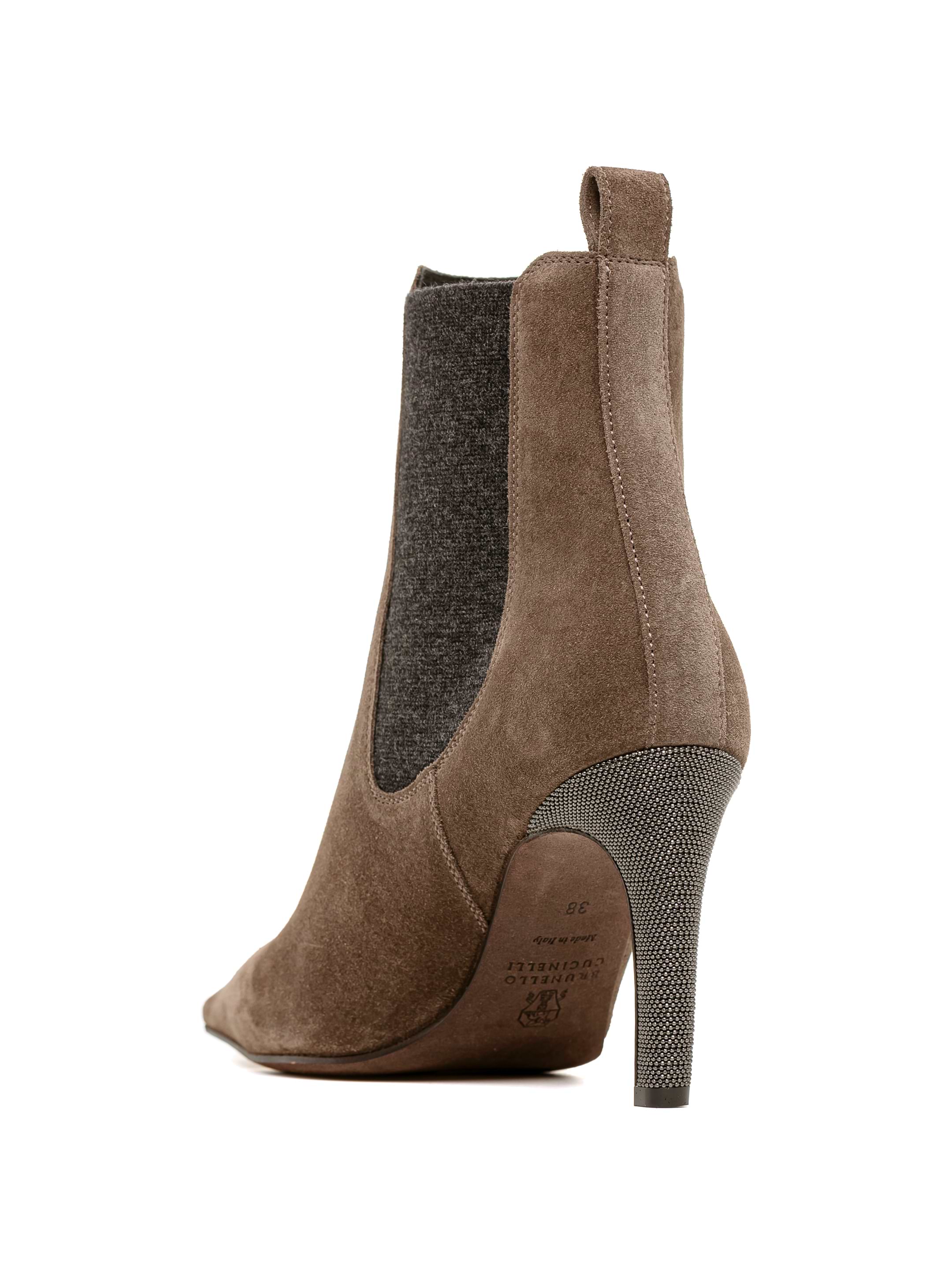 Brunello Cucinelli women's Suede ankle boots - buy for 1248000 KZT Brunello Cucinelli women's Suede ankle boots - buy for 1248000 KZT