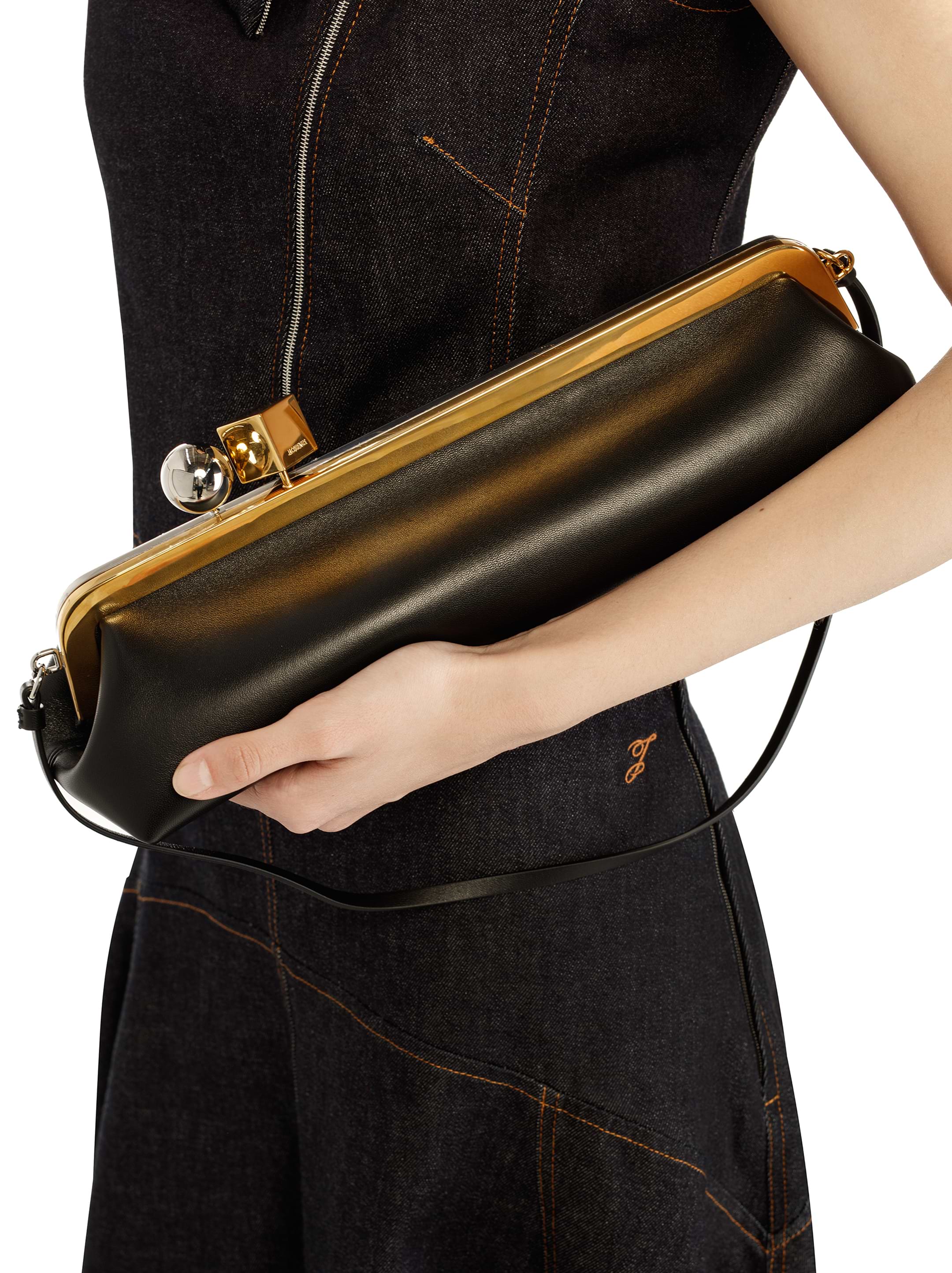 Jacquemus women's La Pochette Salon leather clutch - buy for Jacquemus women's La Pochette Salon leather clutch - buy for