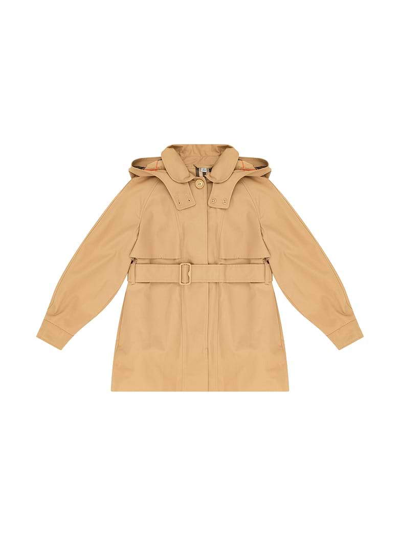 Trench Coat Burberry Kids Yellow Yellow Toddlers Trench Coat