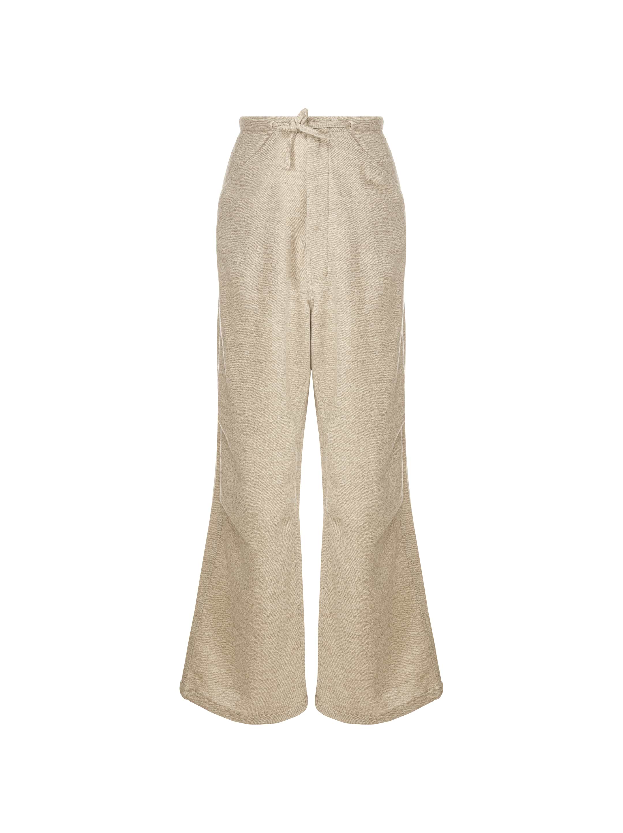 【新品未使用】VIAVANDA FAKE FUR STRAIGHT PANTS FAKE FUR STRAIGHT PANTS / IVORY – VIAVANDA