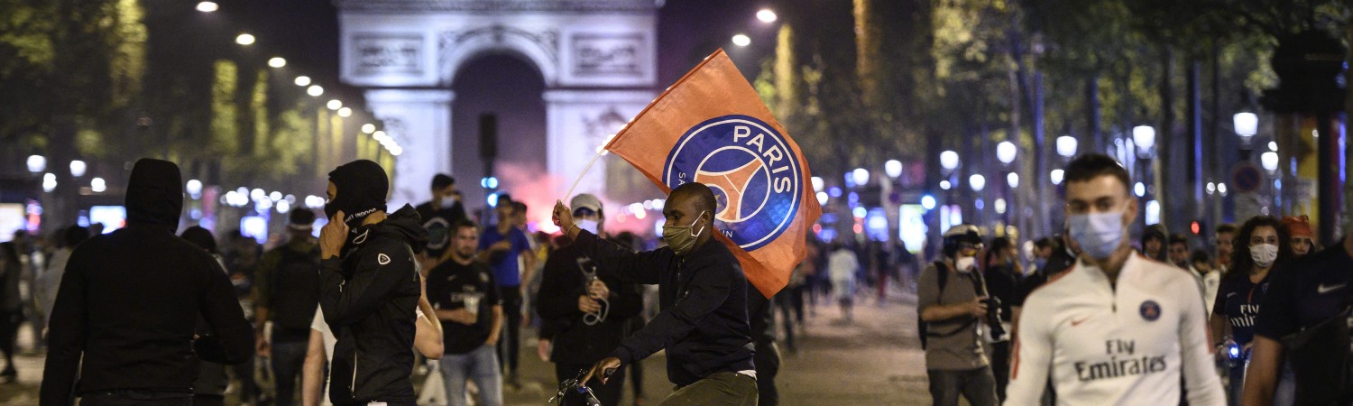 fans PSG 0-1 Bayern de Múnich 2020 champions