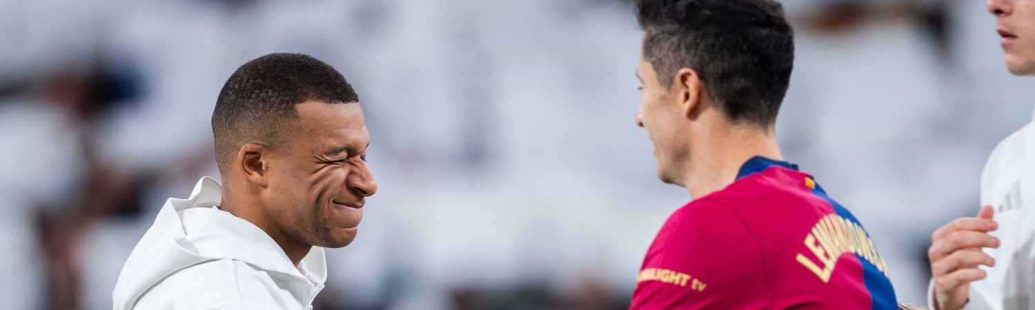 Mbappé vs Lewandowski pichichi