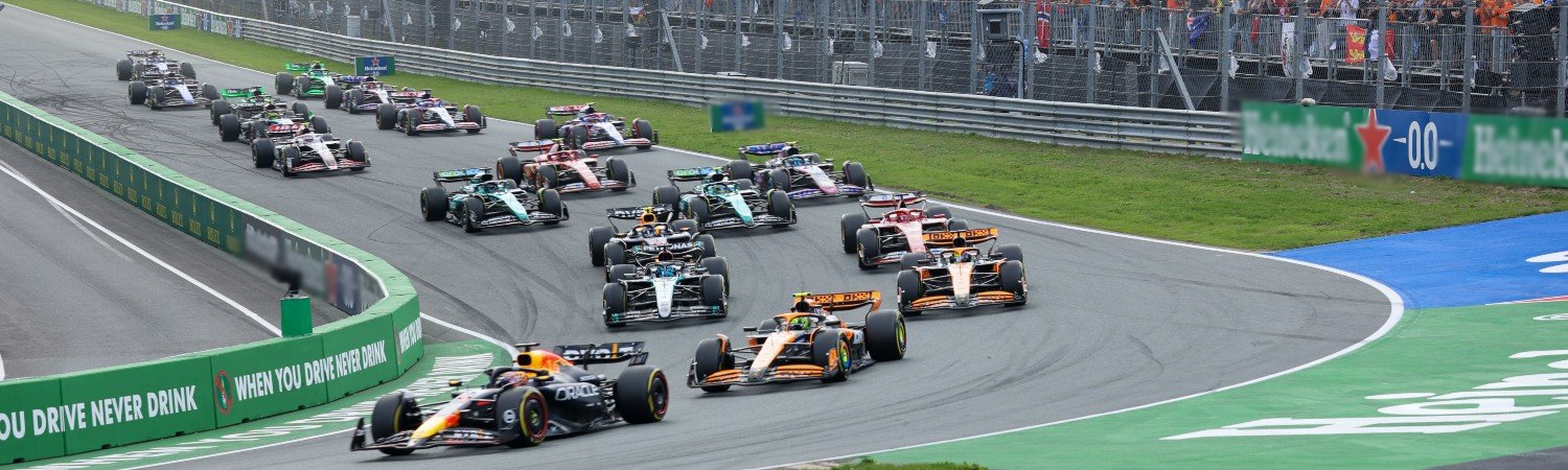 competidores en el Gran Premio de Zandvoort de f1 2025