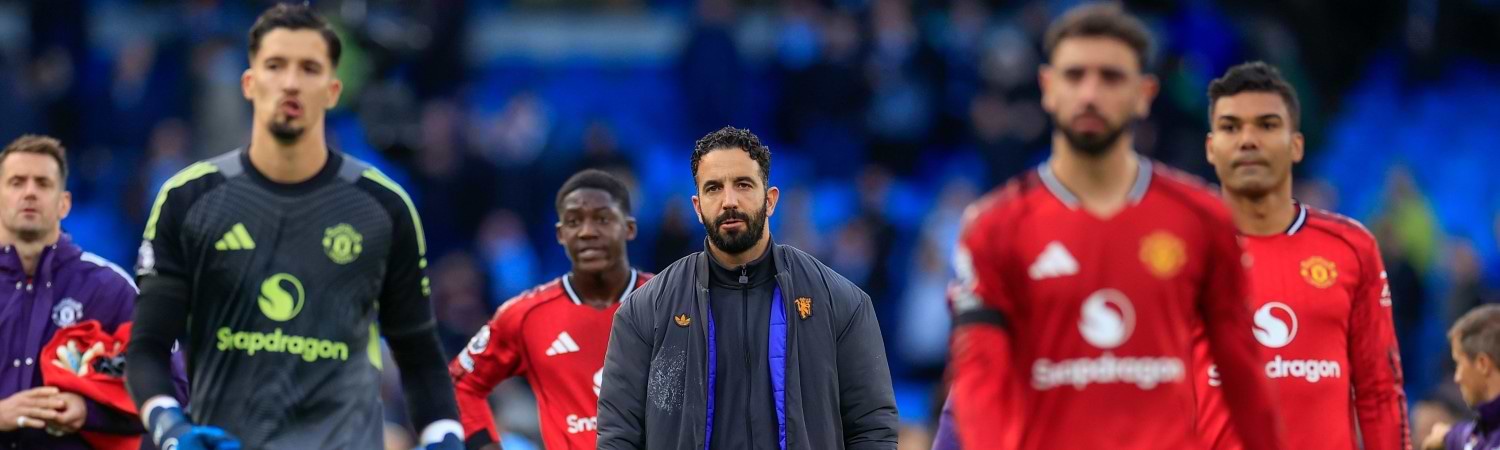 Rúben Amorim en Manchester United vs Chelsea