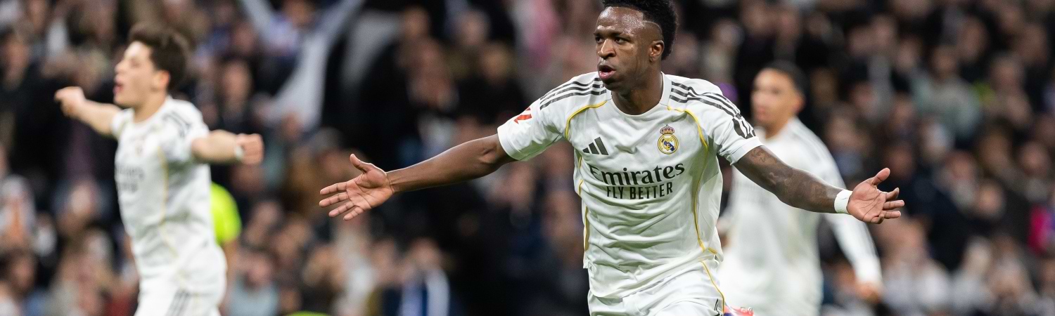 Real Madrid en un partido de la Champions League en el 2024