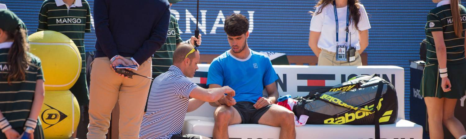 Carlos Alcaraz en el ATP 500 de Barcelona 2026