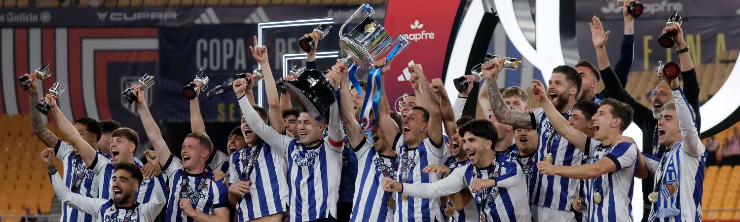 real sociedad y los 5 campeones de la Copa del Rey
