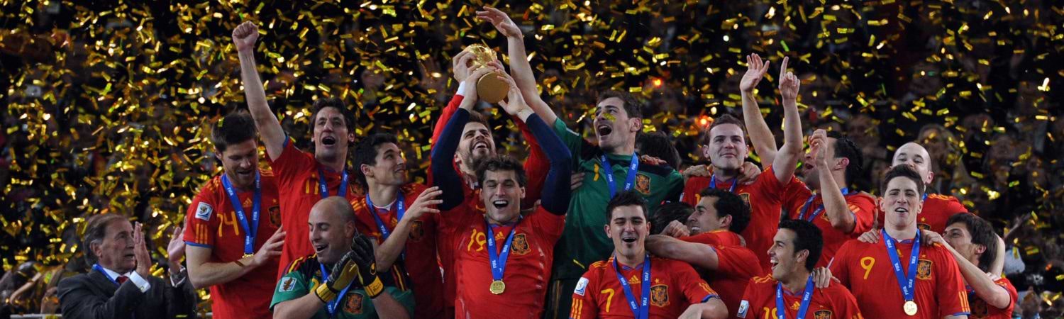 España en los Mundiales ganan en 2010