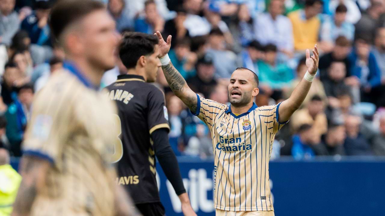 Málaga vs Las Palmas semifinal vuelta hypermotion