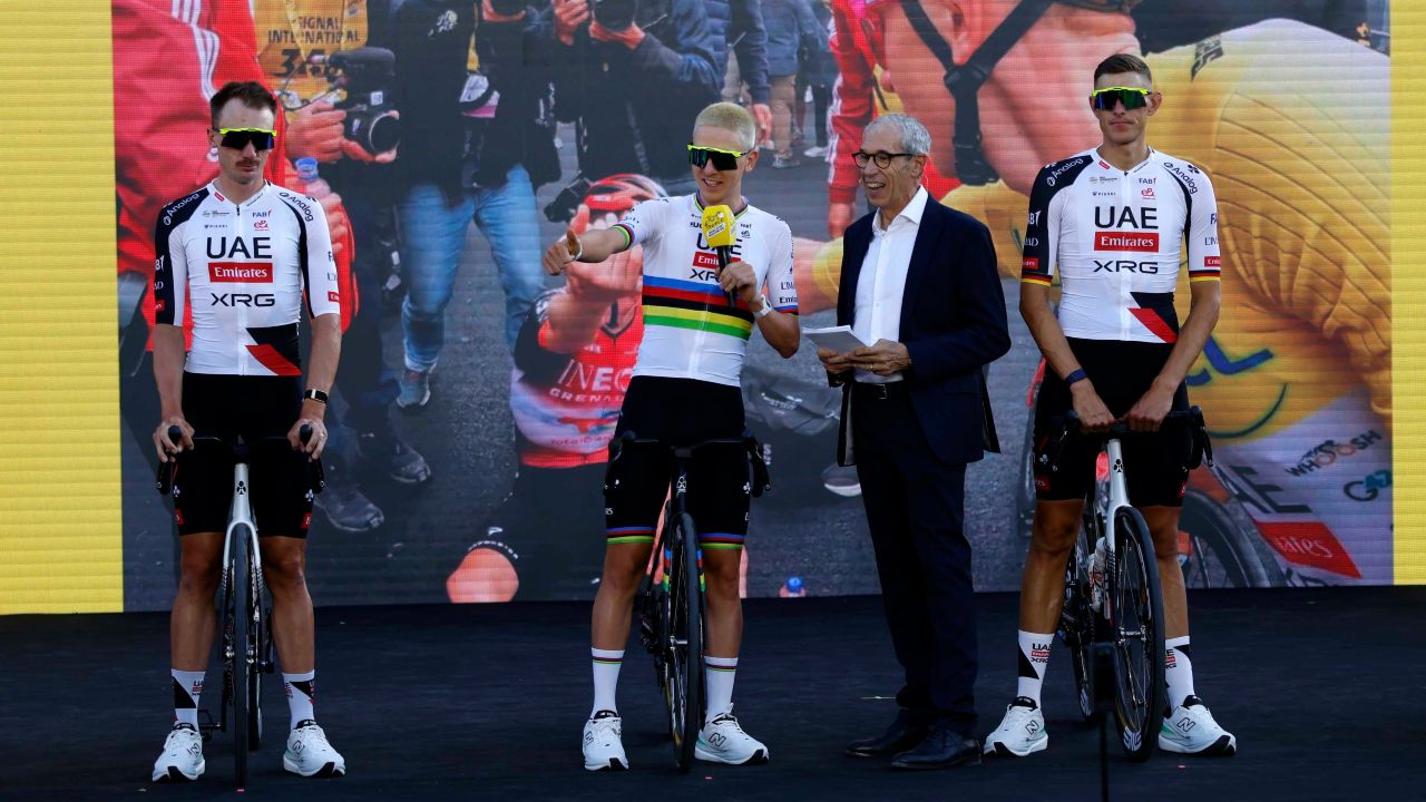 Tadej Pogacar en el Tour de Francia