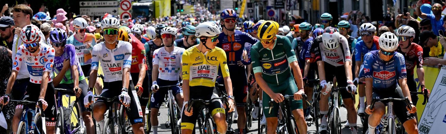 Tadej Pogacar va ganando el tour de Francia 2026