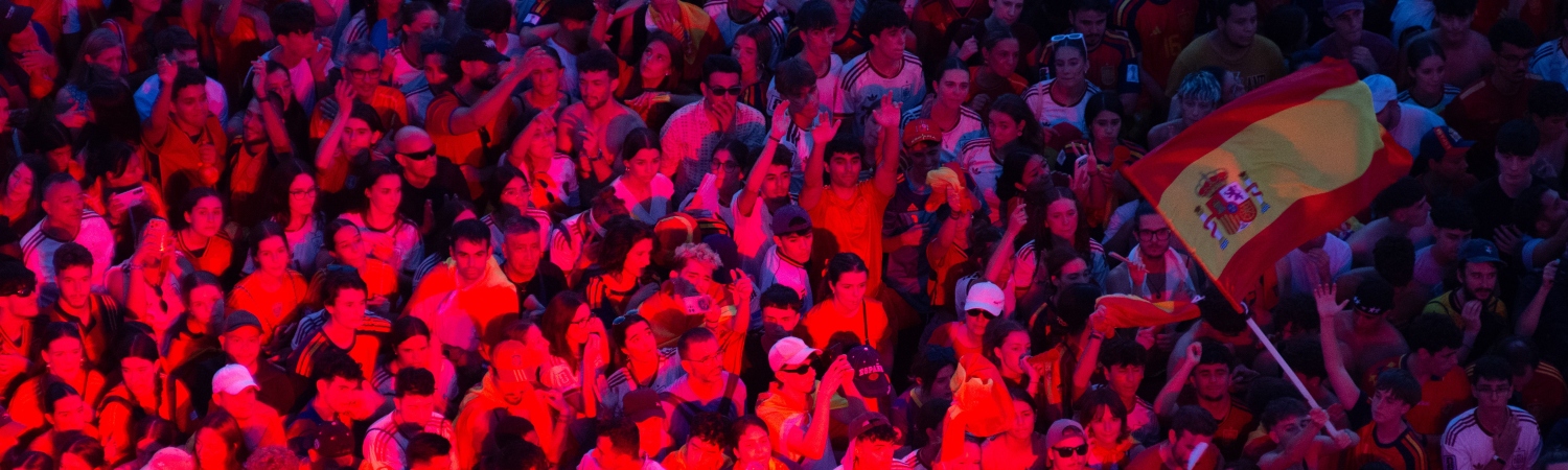 Fans en el Inglaterra vs España de UEFA Nations League 2026
