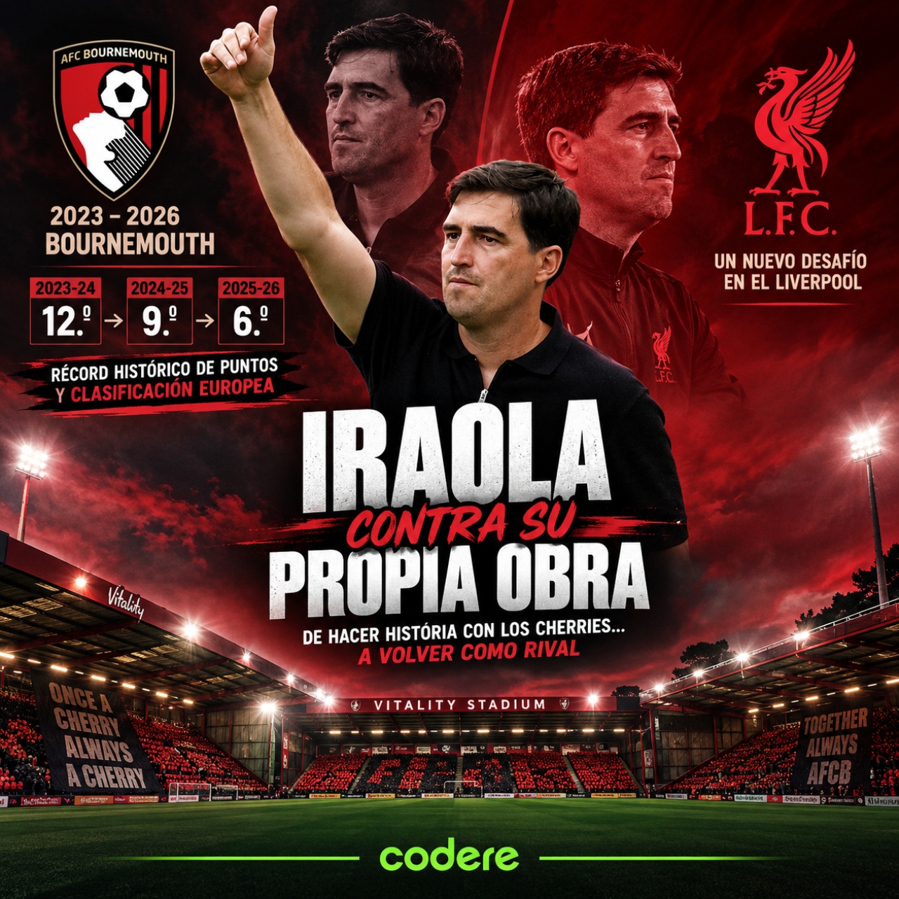 estadisticas de Iraloa en el Bournemouth vs Liverpool de Premier 2026